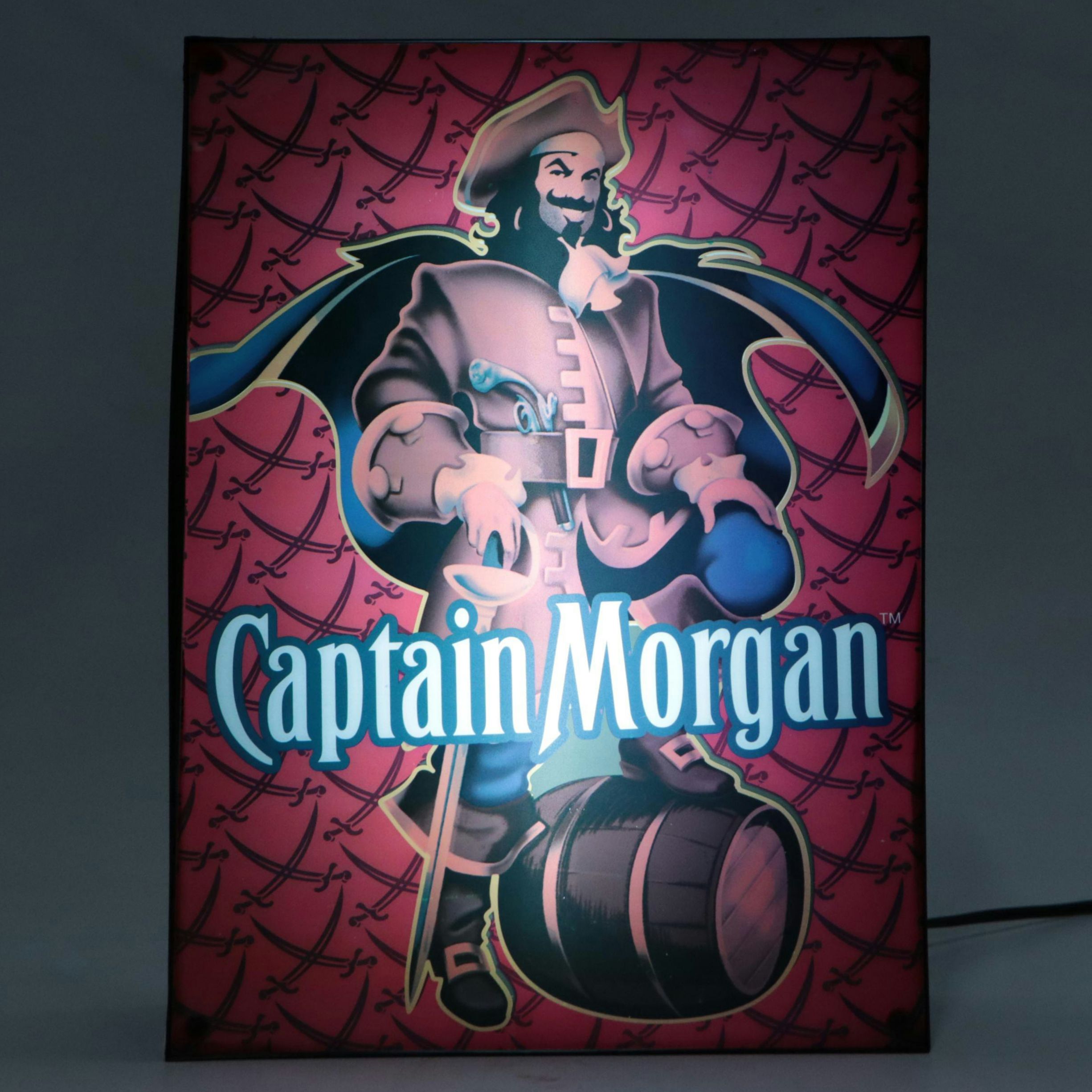 Captain Morgan Rum Illuminated Advertising Sign