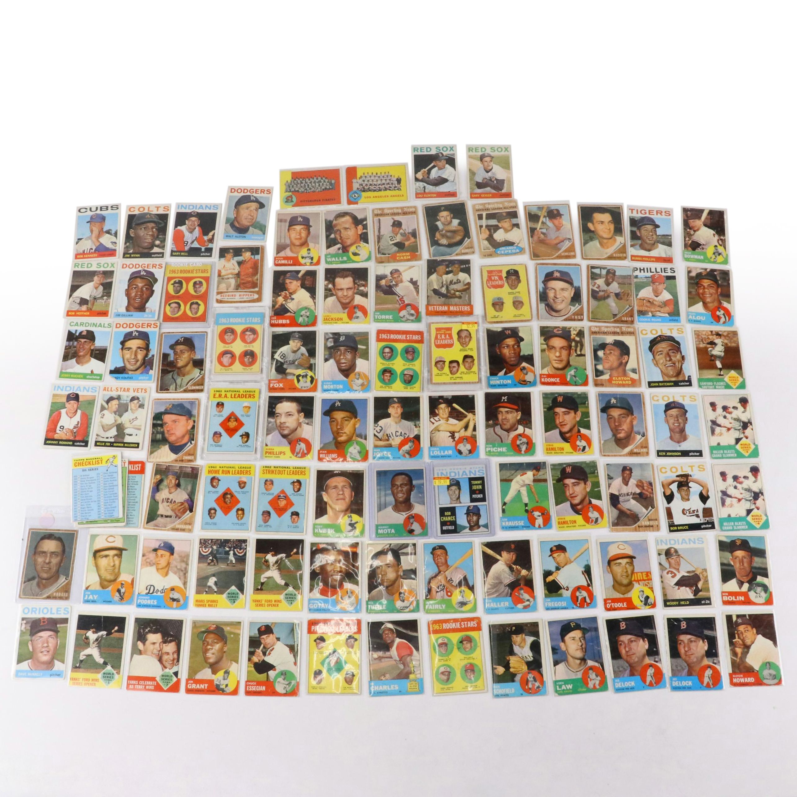 Topps Baseball Cards Featuring Gaylord Perry and Tony Oliva Rookies, 1960s