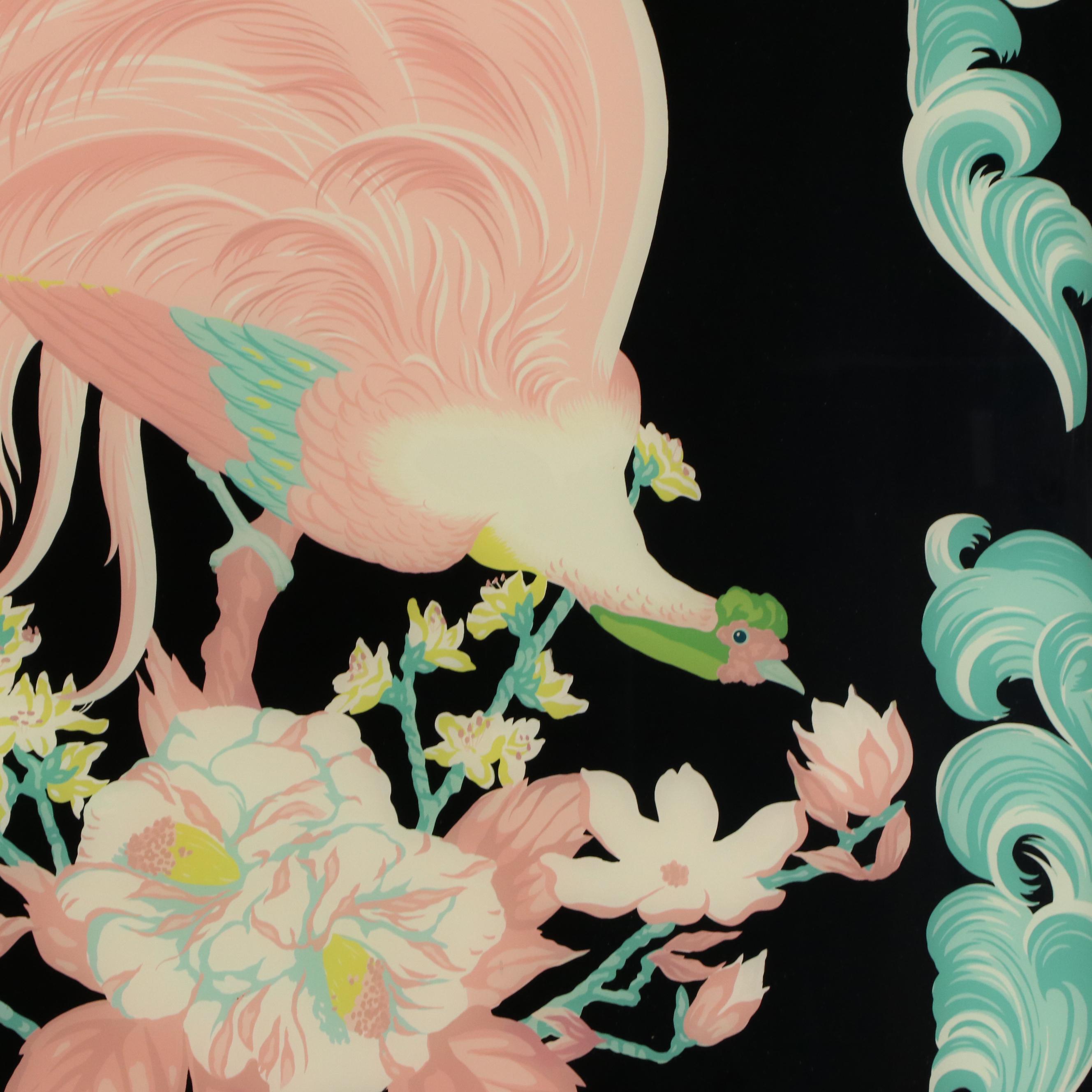 Reverse-Glass Image Transfer of Phoenix After Oscar Petrie