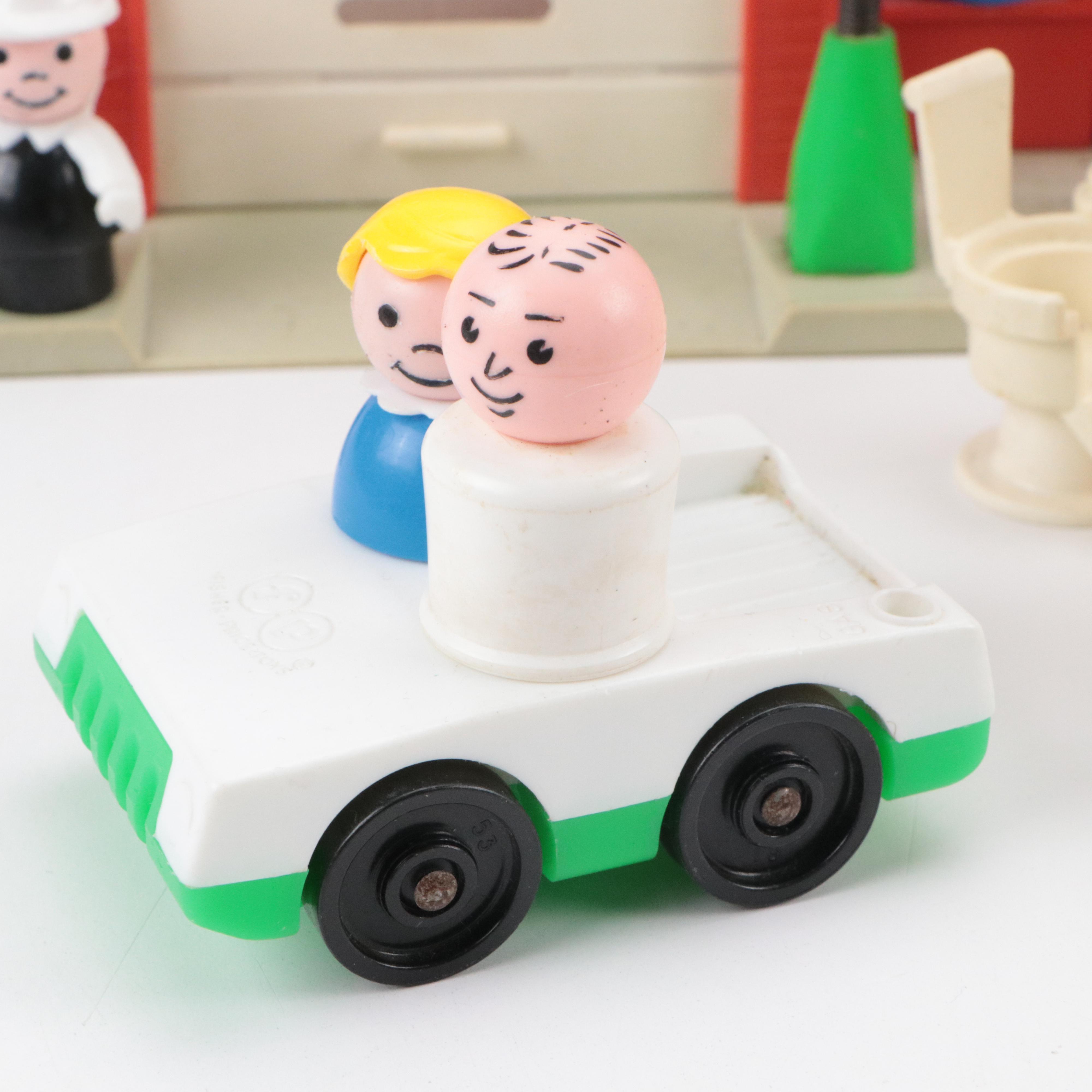 Fisher-Price "Play Family Village" Little People Toys, 1970s