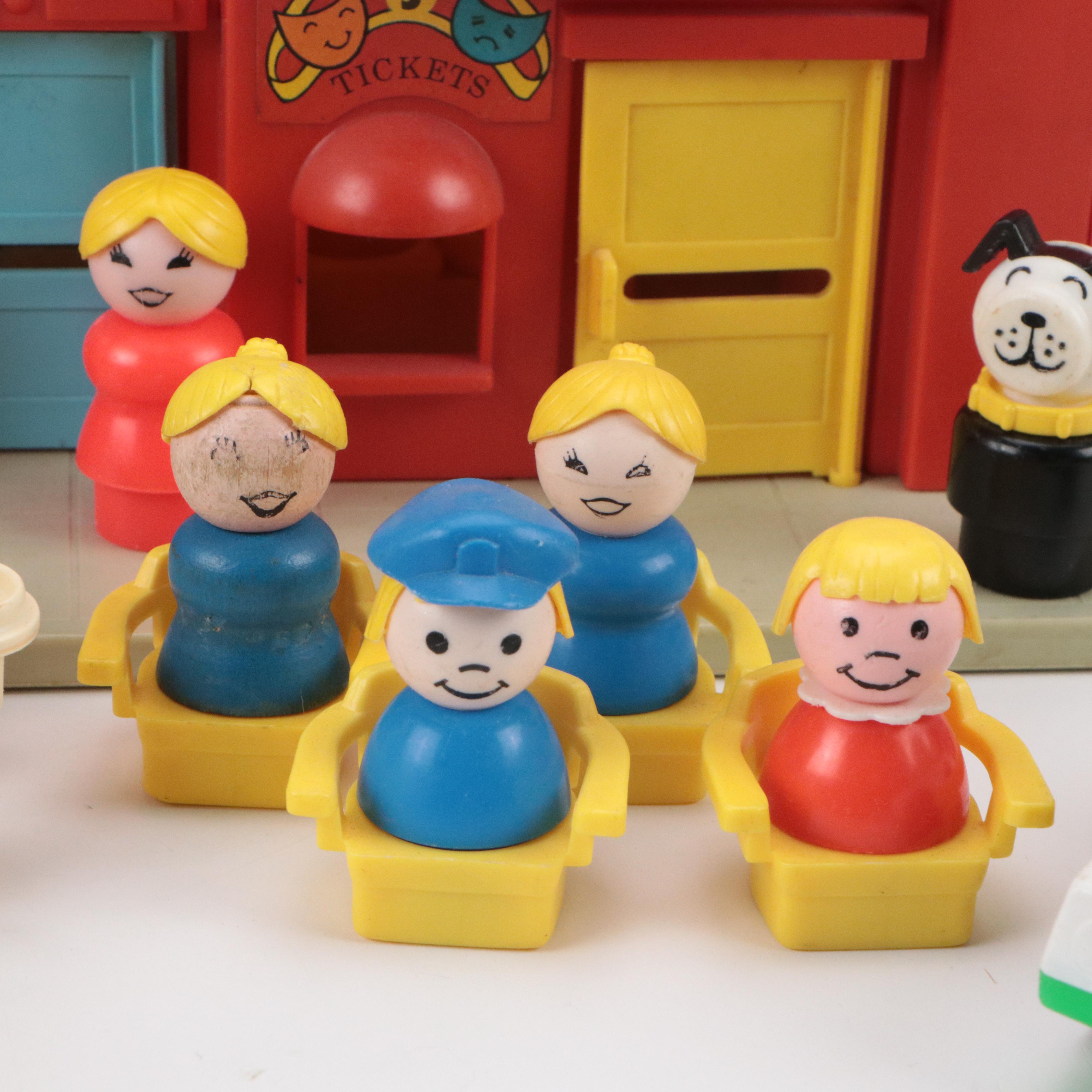Fisher-Price "Play Family Village" Little People Toys, 1970s