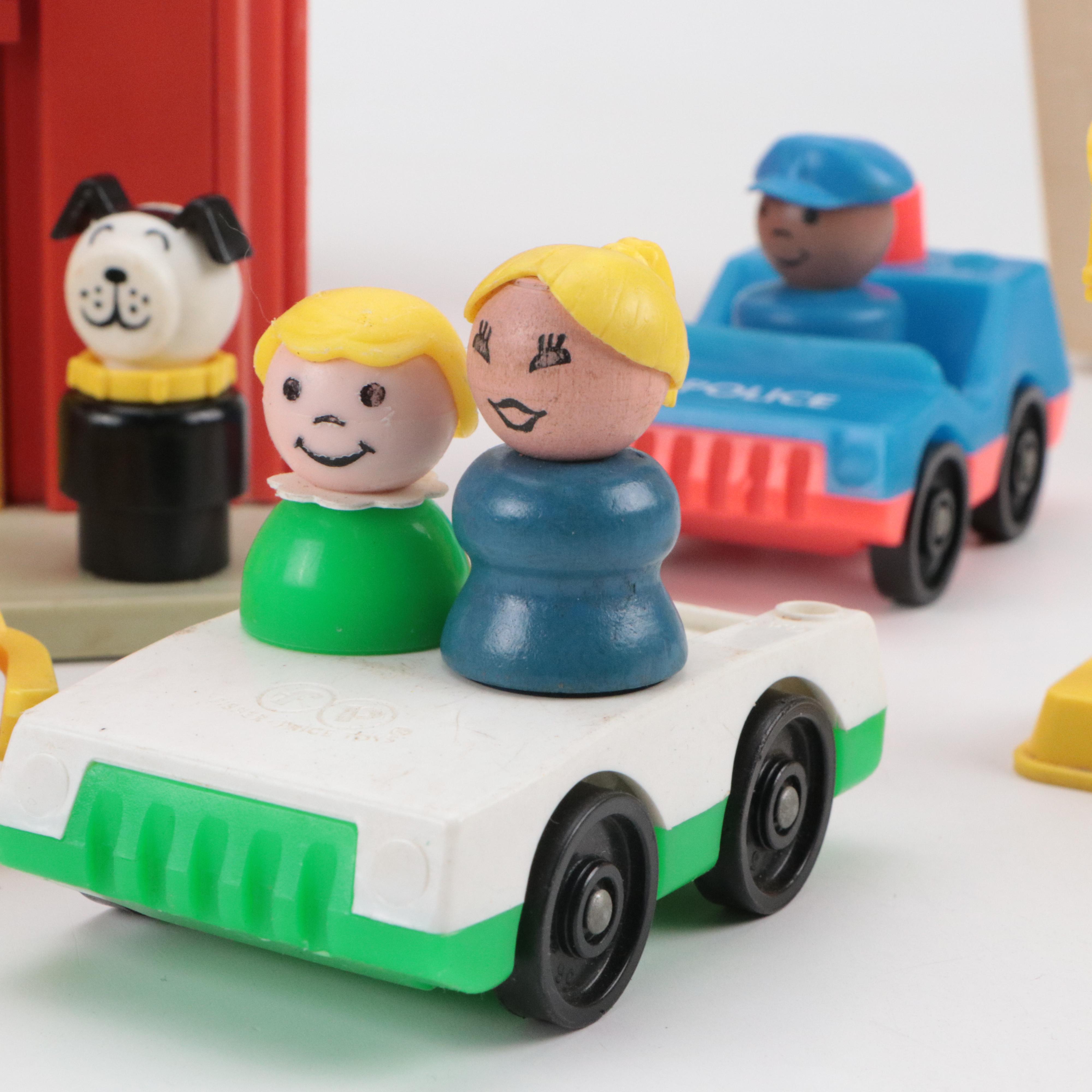 Fisher-Price "Play Family Village" Little People Toys, 1970s