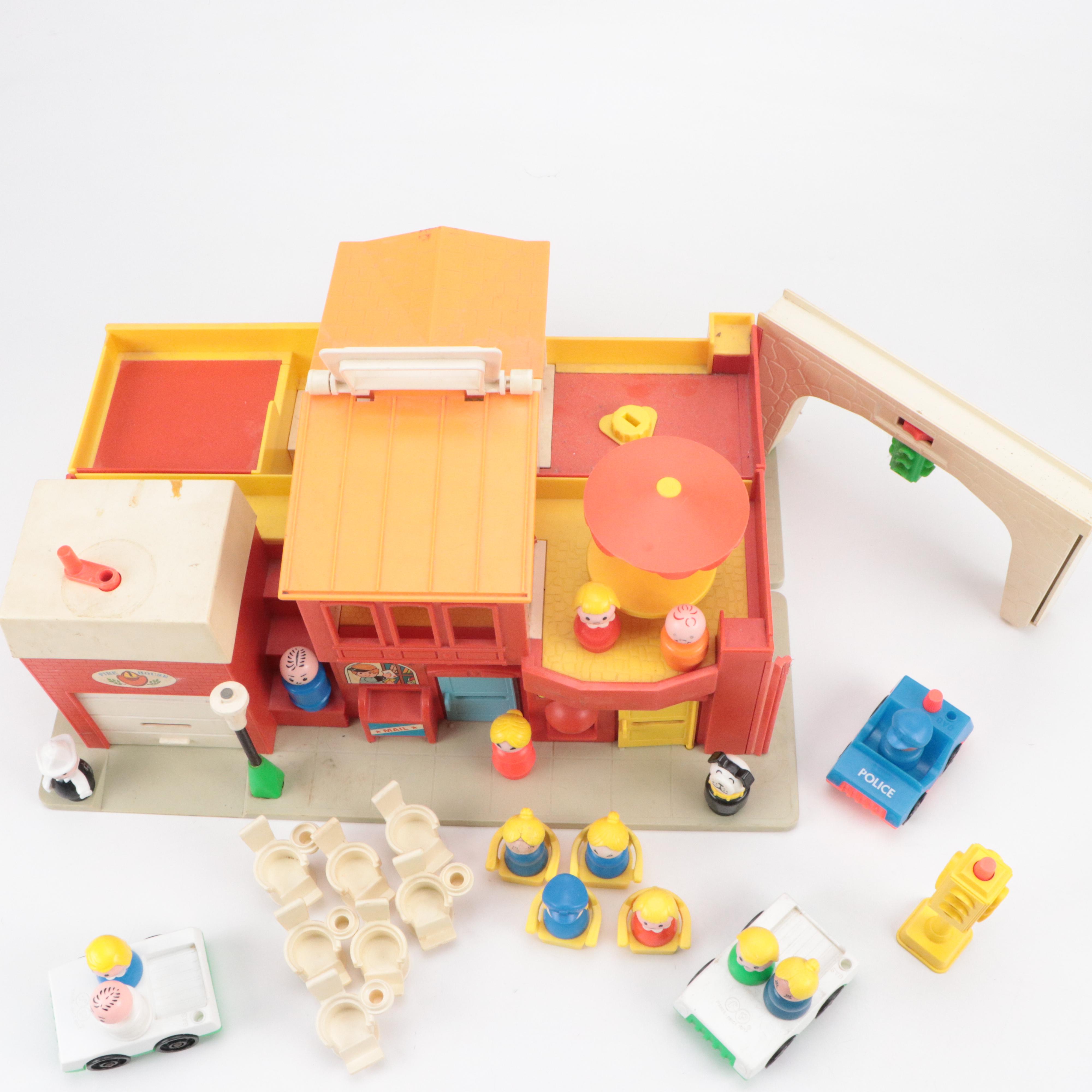 Fisher-Price "Play Family Village" Little People Toys, 1970s