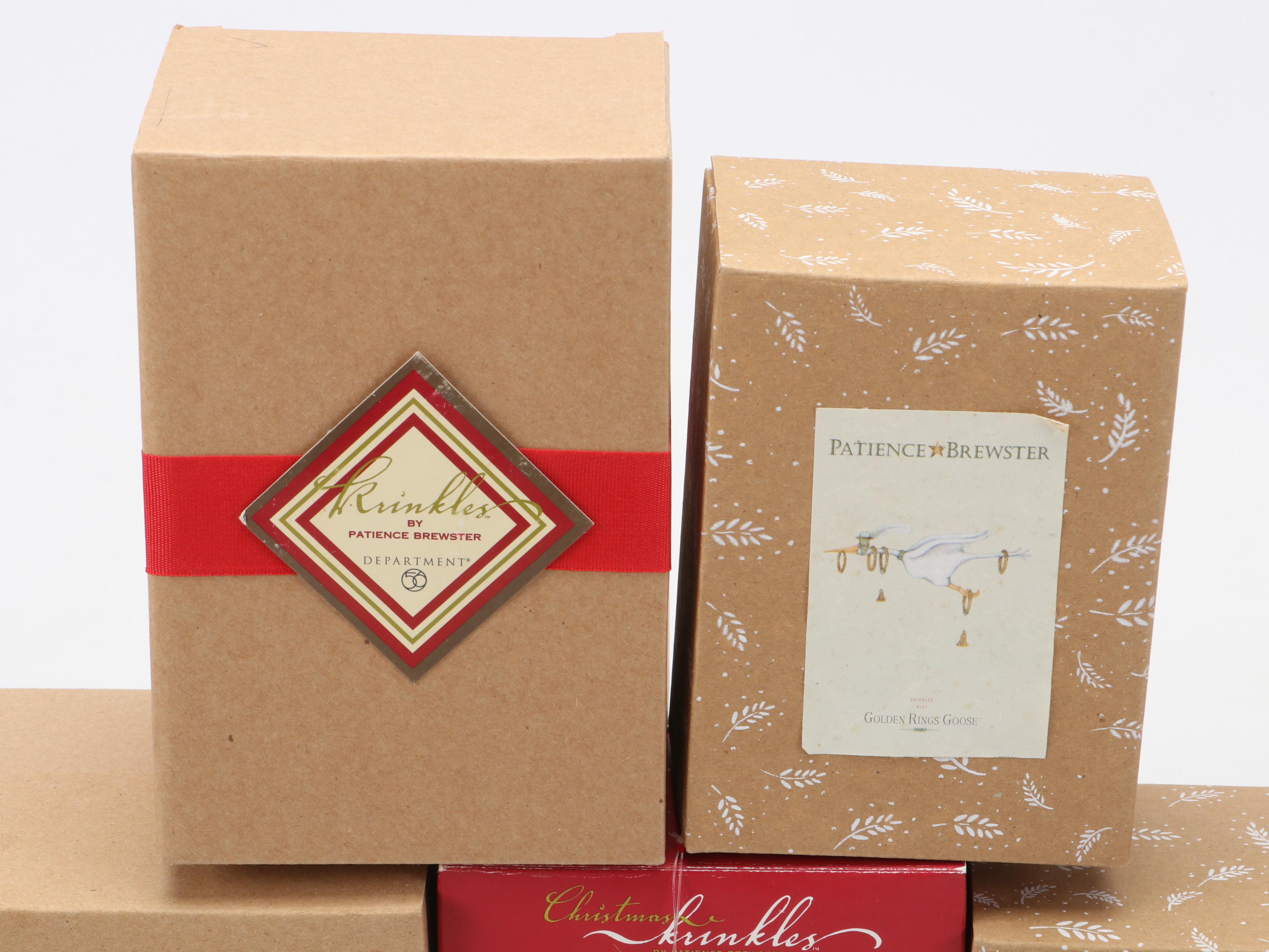 Department 56 Krinkles Christmas Figurines and Ornaments by Patience Brewster