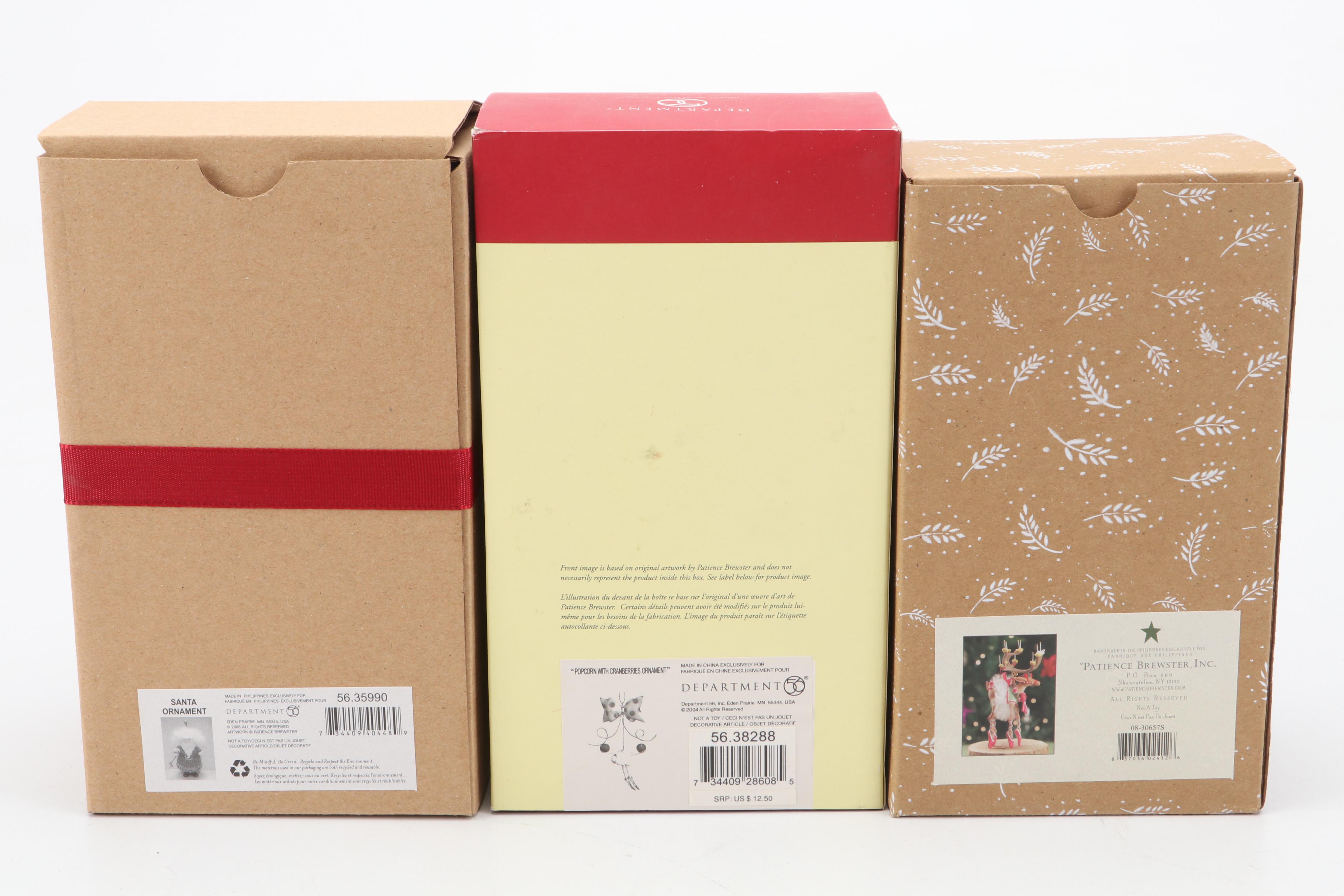 Department 56 Krinkles Christmas Figurines and Ornaments by Patience Brewster