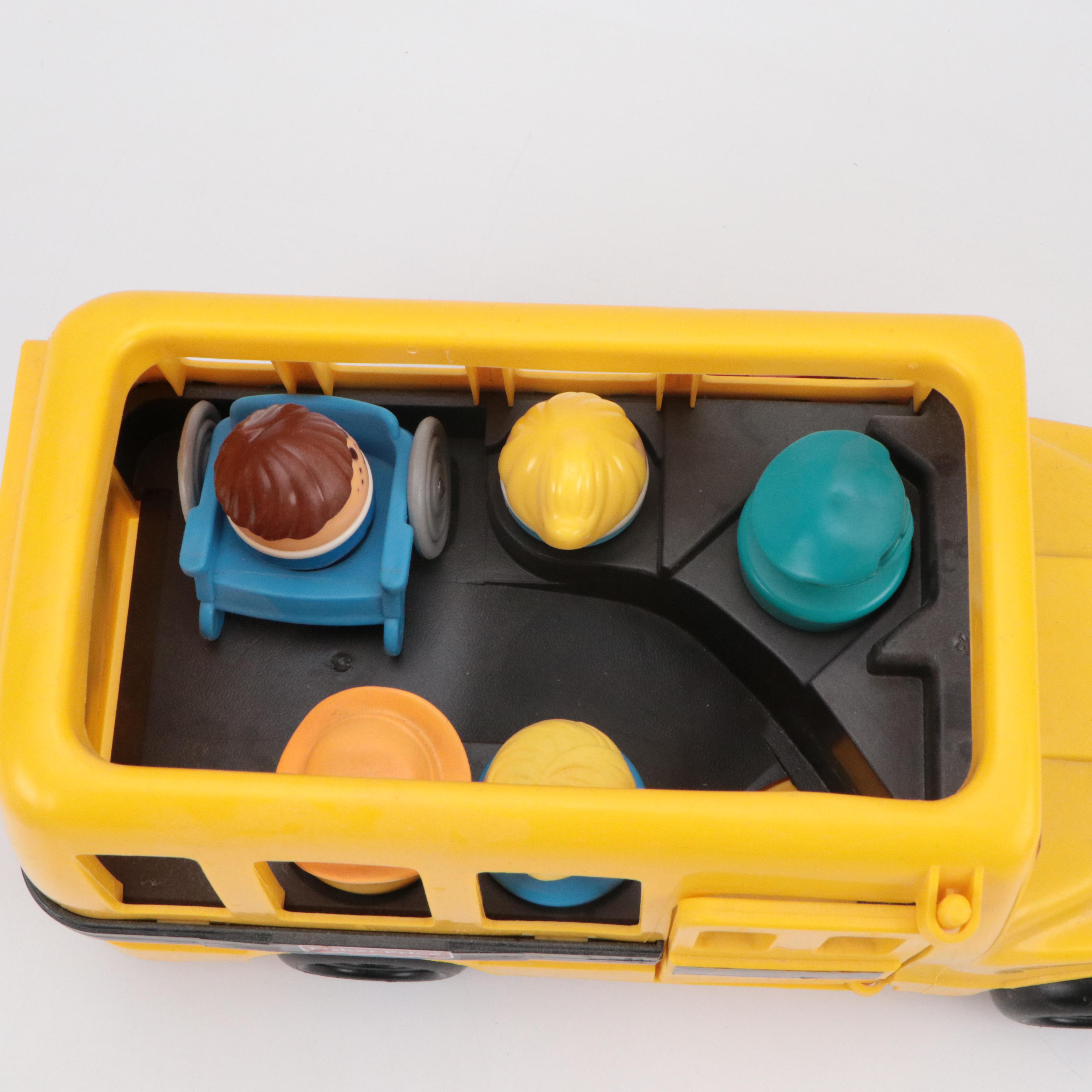 Fisher-Price "Milk Wagon," "Bouncing Buggy" and "School Bus" Toys