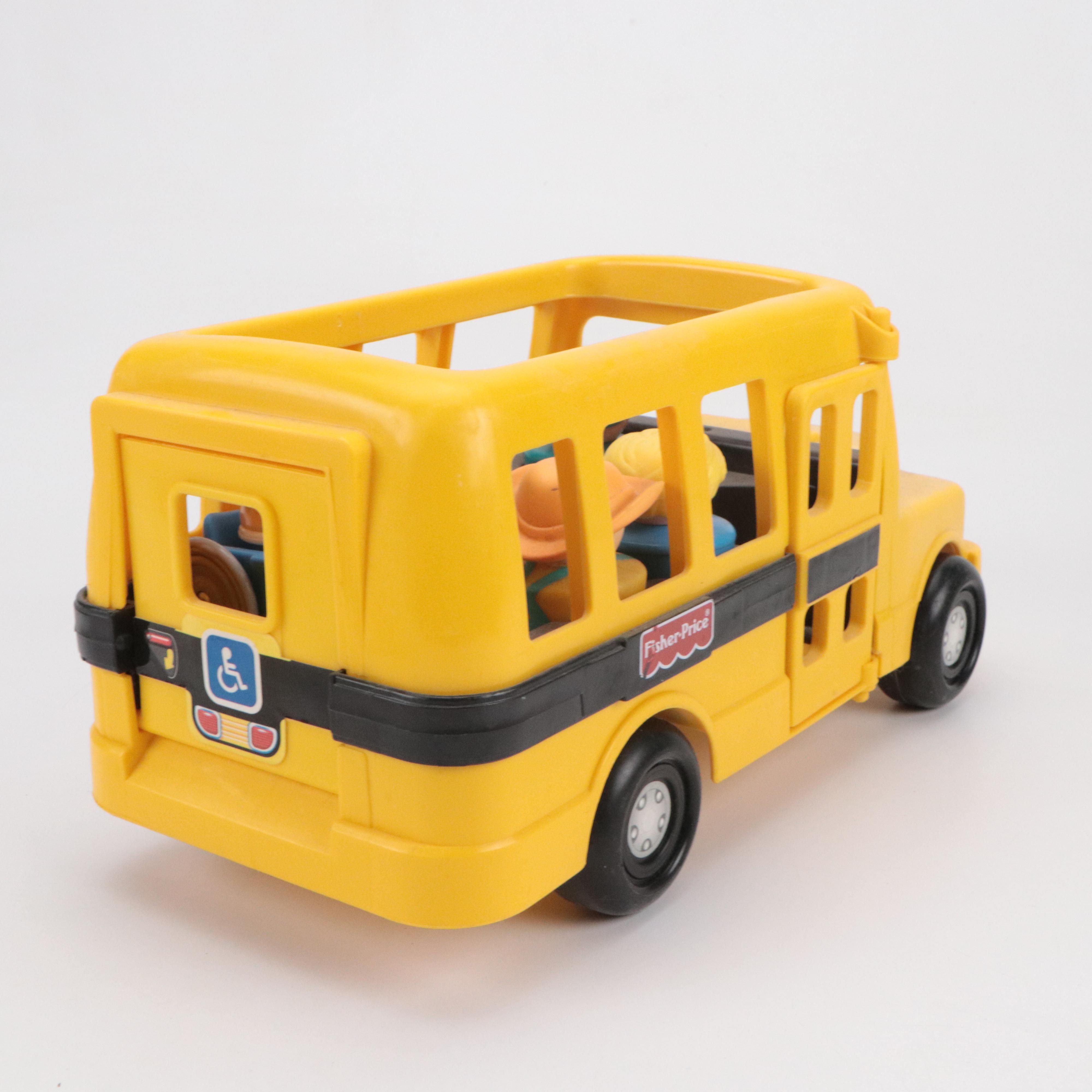 Fisher-Price "Milk Wagon," "Bouncing Buggy" and "School Bus" Toys