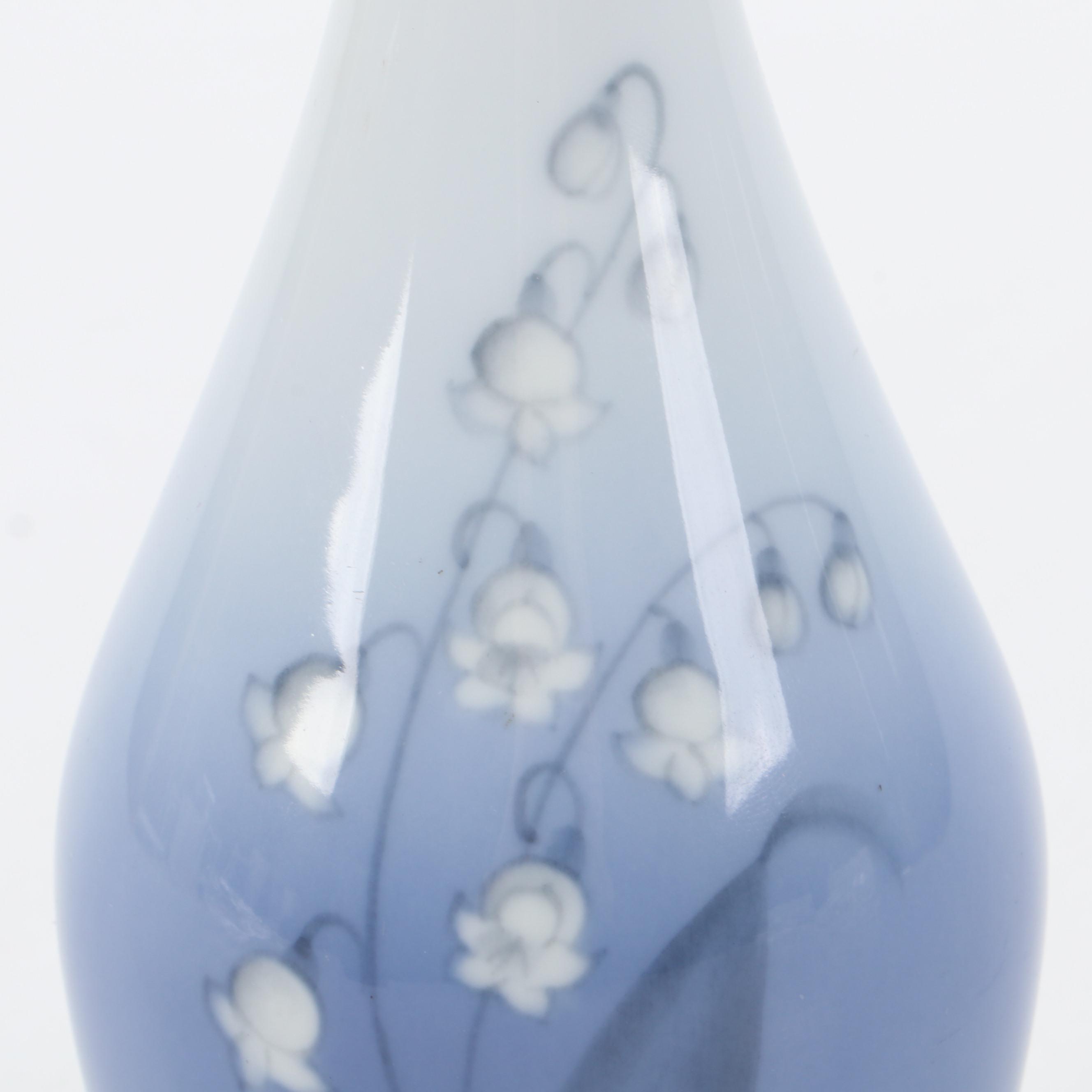 Bing & Grøndahl Lily of the Valley Porcelain Bud Vase