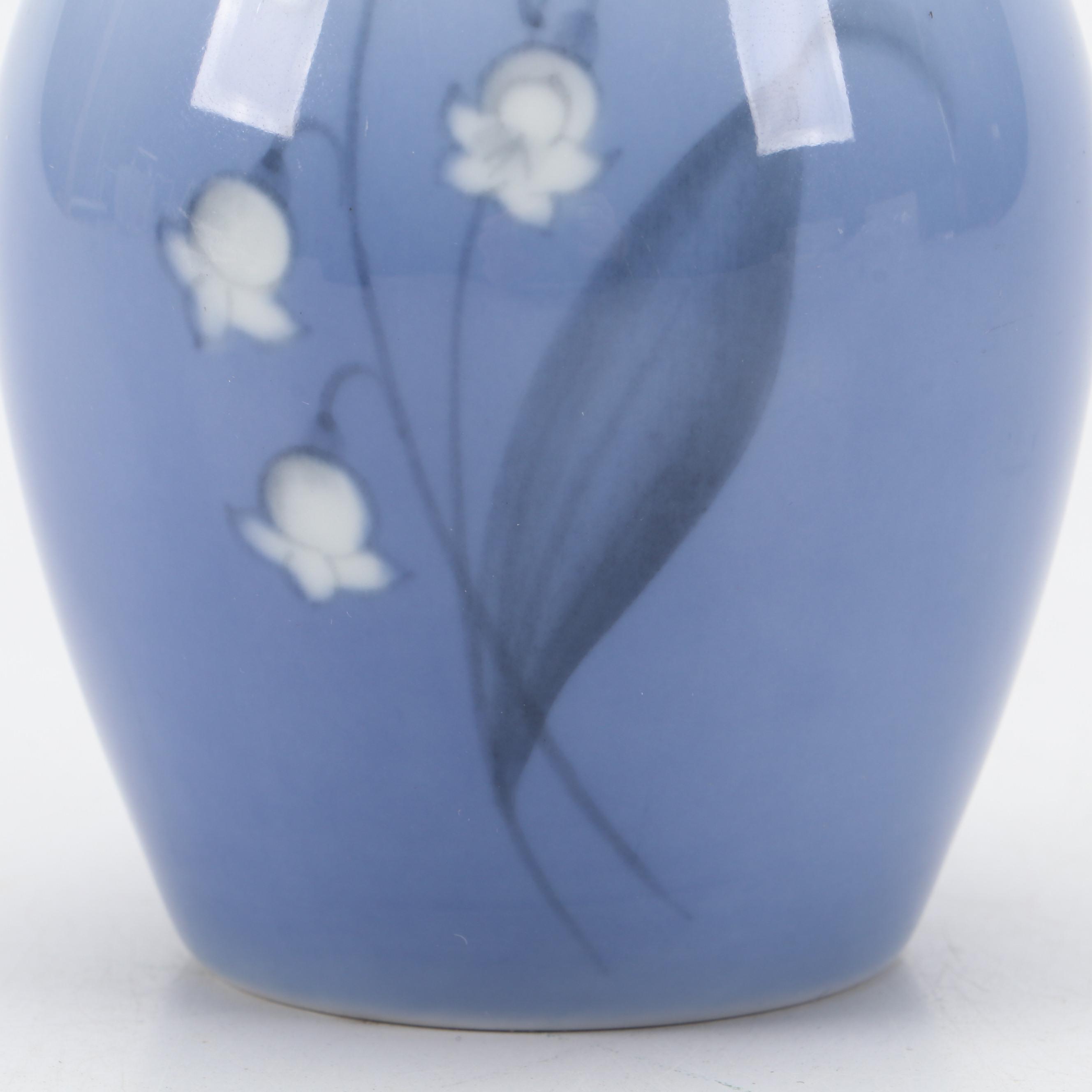 Bing & Grøndahl Lily of the Valley Porcelain Bud Vase