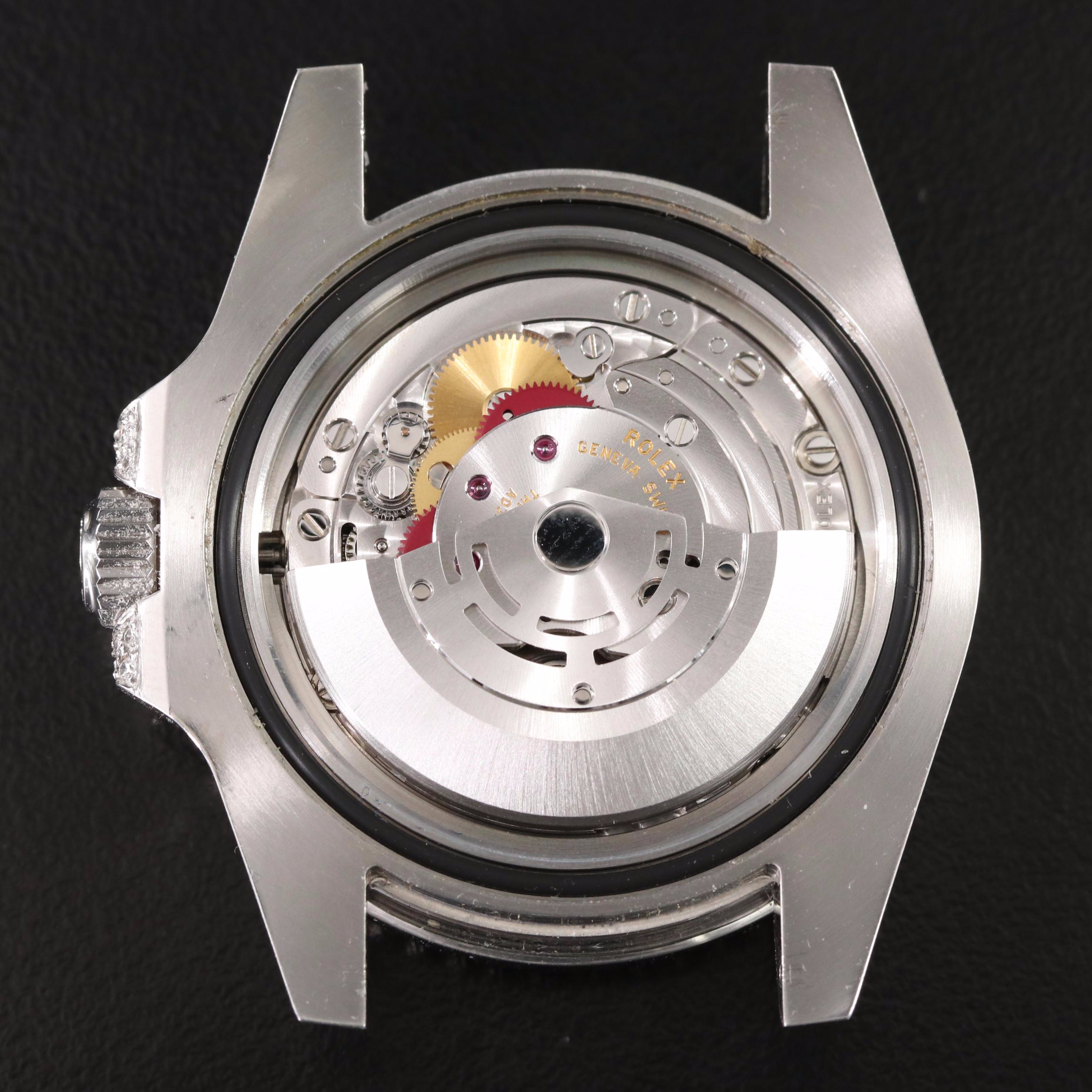 Rolex GMT Master II Custom 1.95 CTW Diamond, Ruby and Sapphire Watch