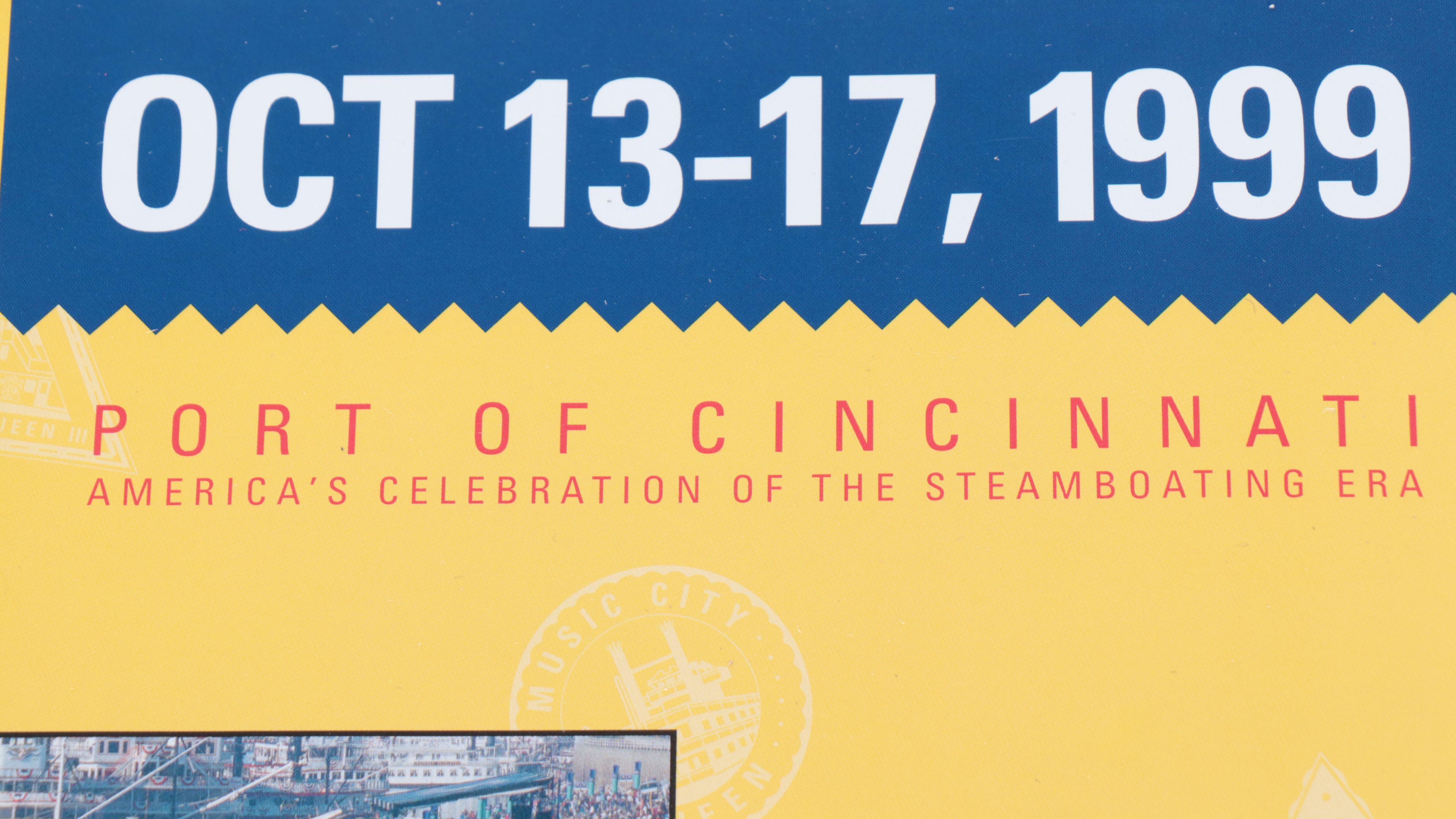 "Riverfest", "Tall Stacks", Cincinnati Posters with More, Late 20th Century