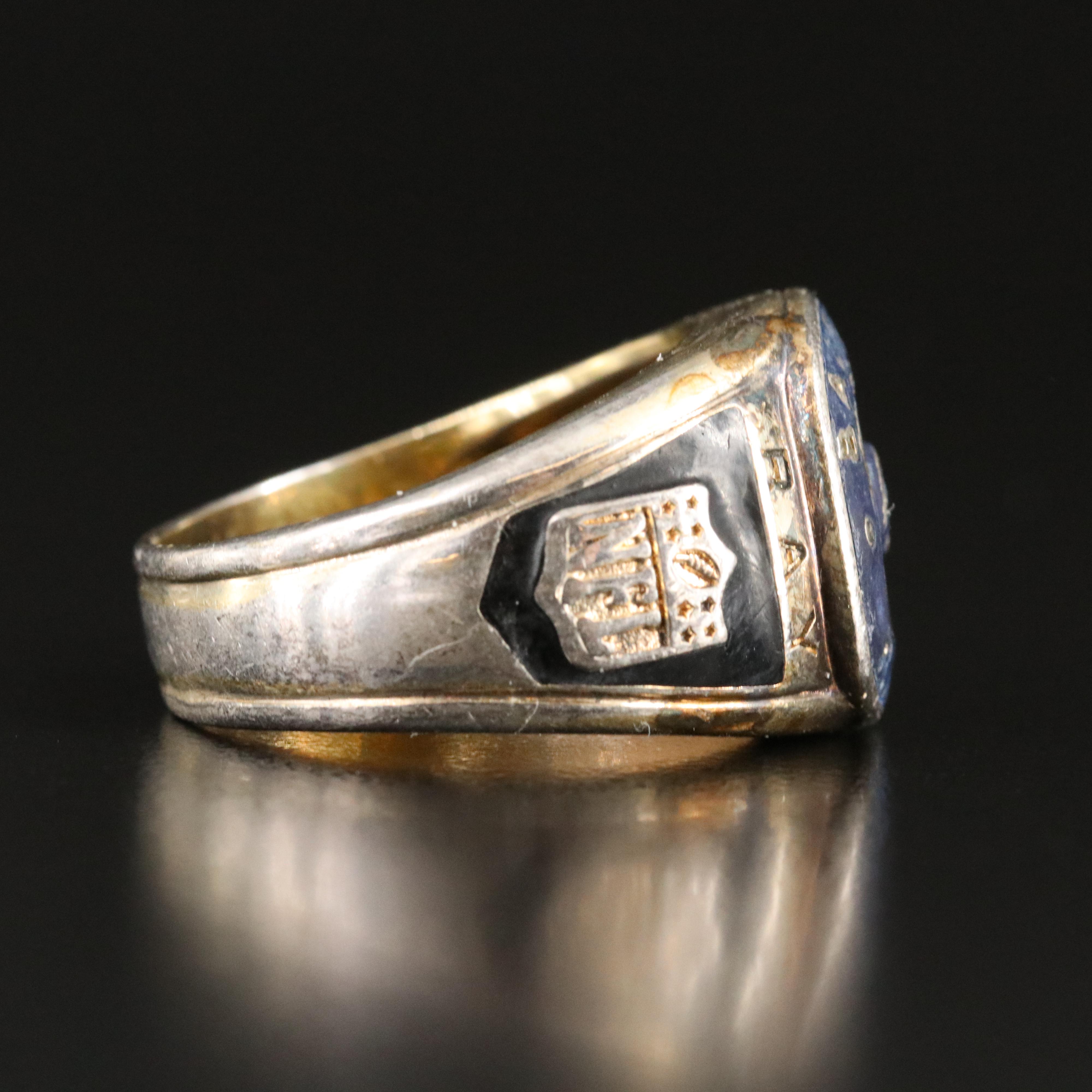 The Bradford Exchange Sterling Baltimore Ravens Ring