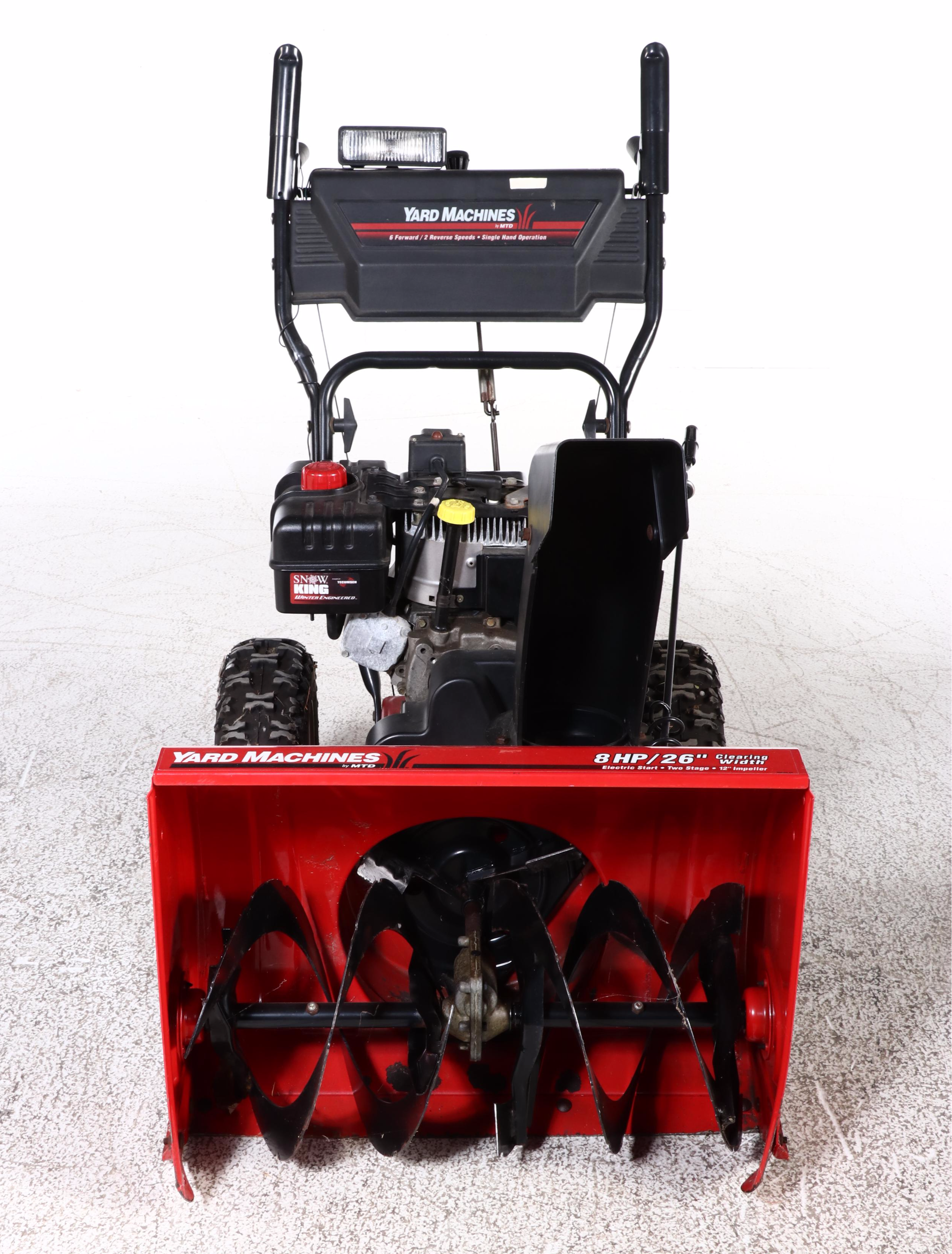 Yard Machines 26" Gas Powered Snowblower