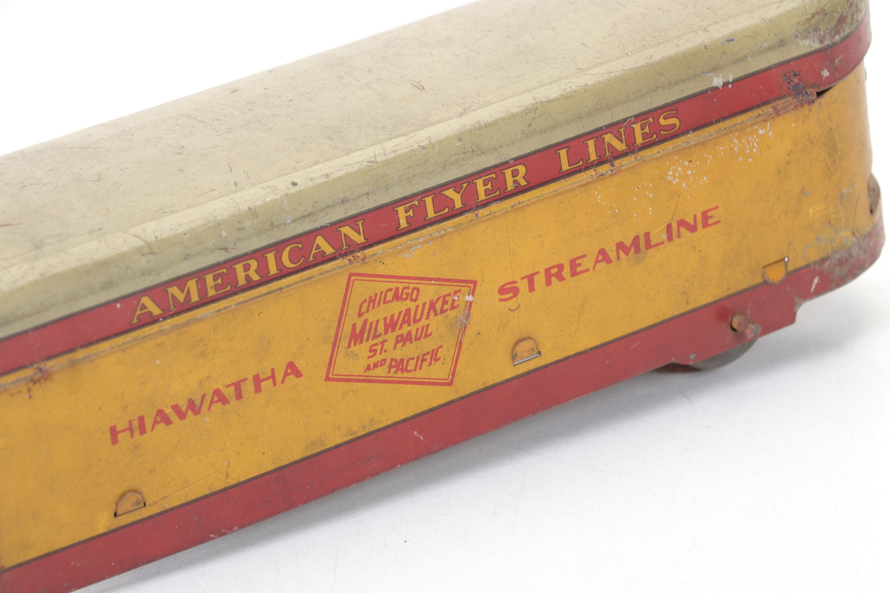 American Flyer "Hiawatha Streamline" O Gauge Train Passenger Cars