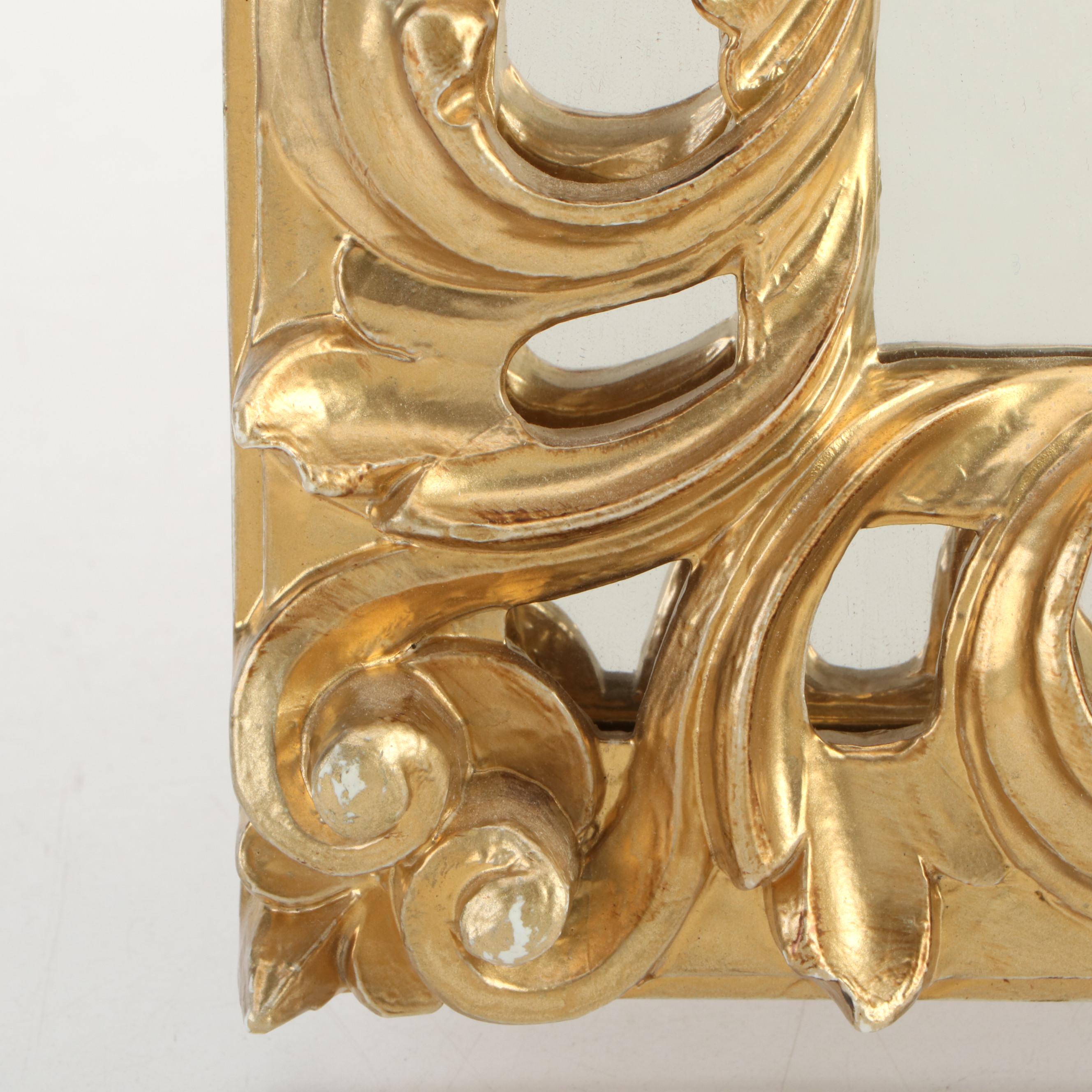 Italian Euromarchi Giltwood Wall Mirror