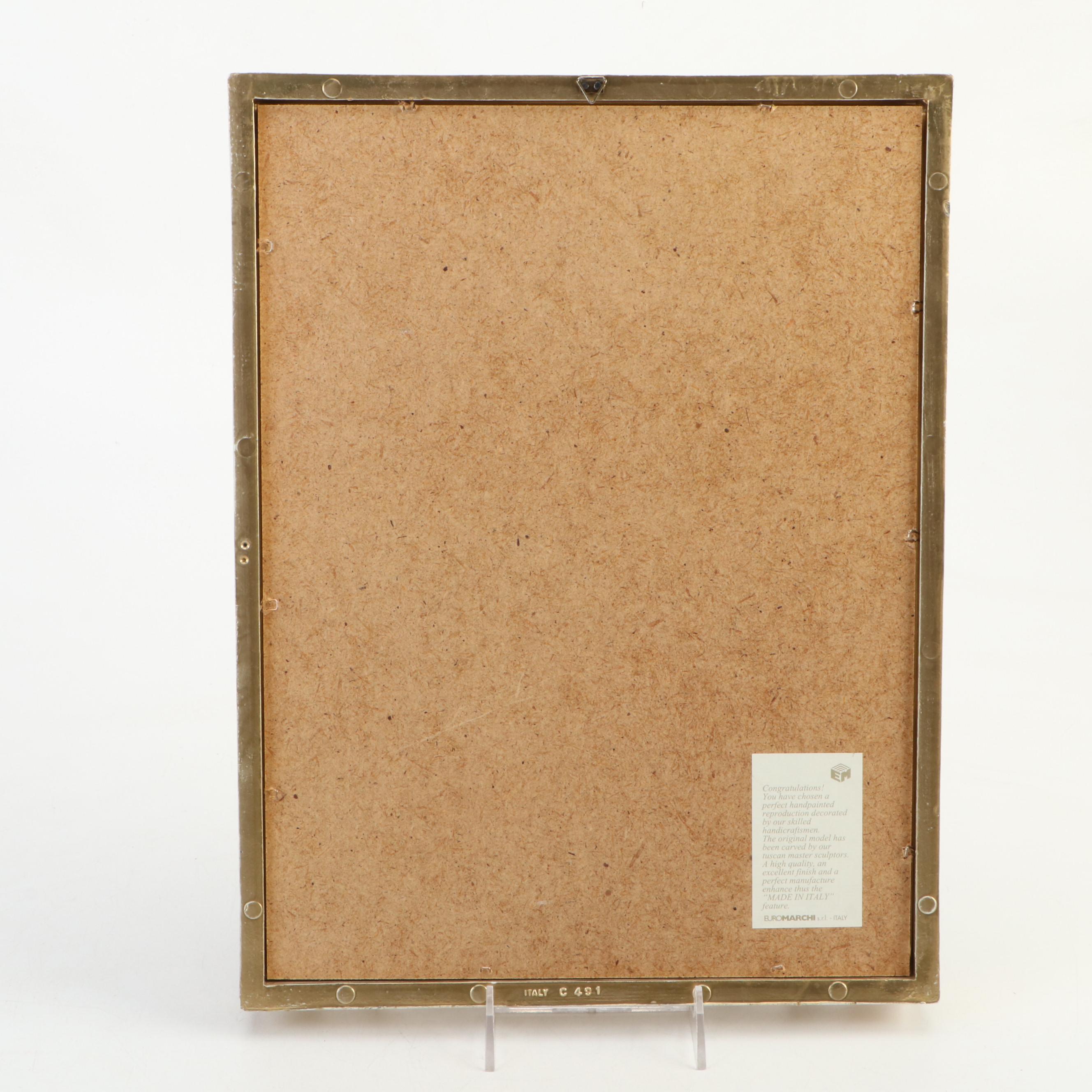 Italian Euromarchi Giltwood Wall Mirror