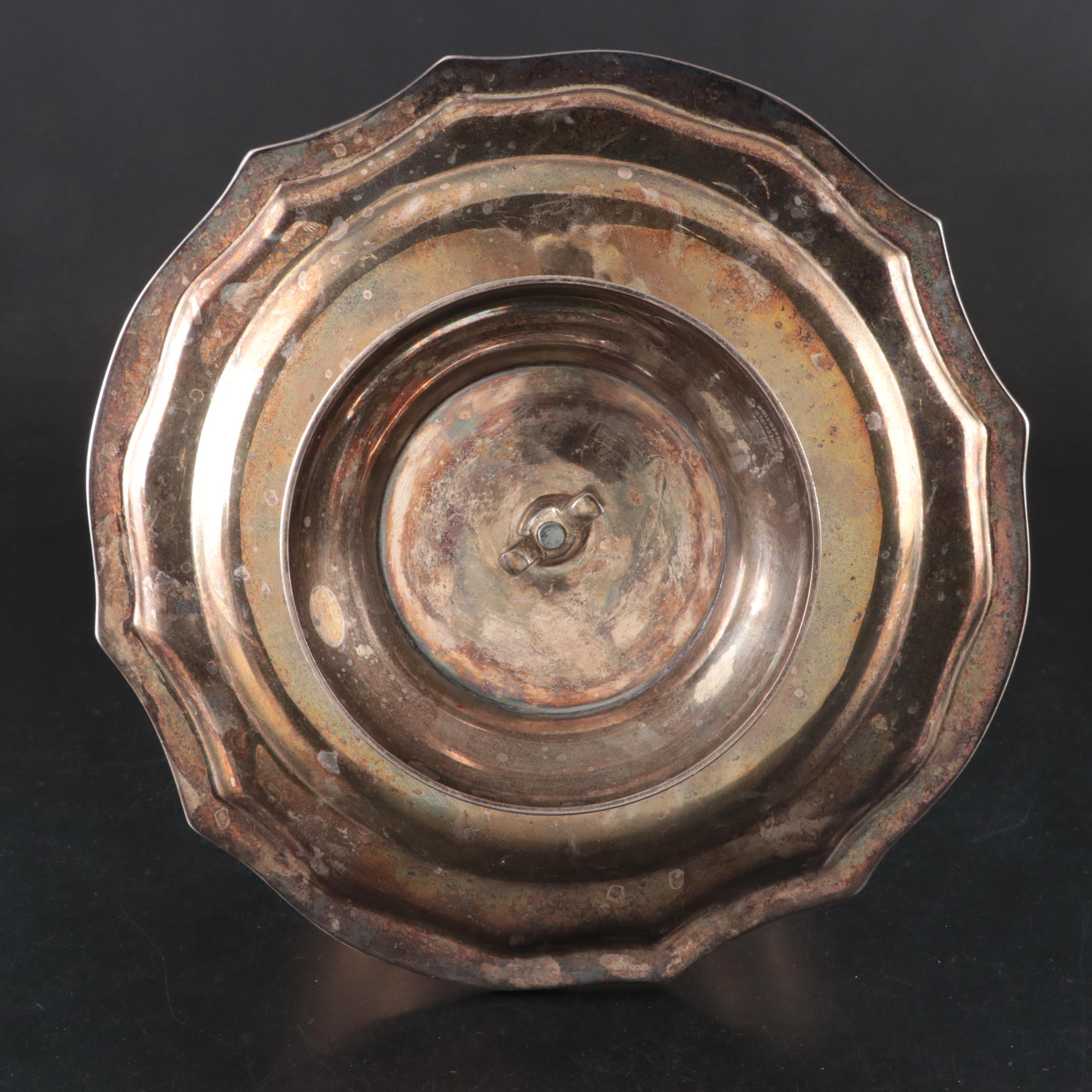 Jordan Silver Plate Three-Tier Tray and Two-Tier Tray with More