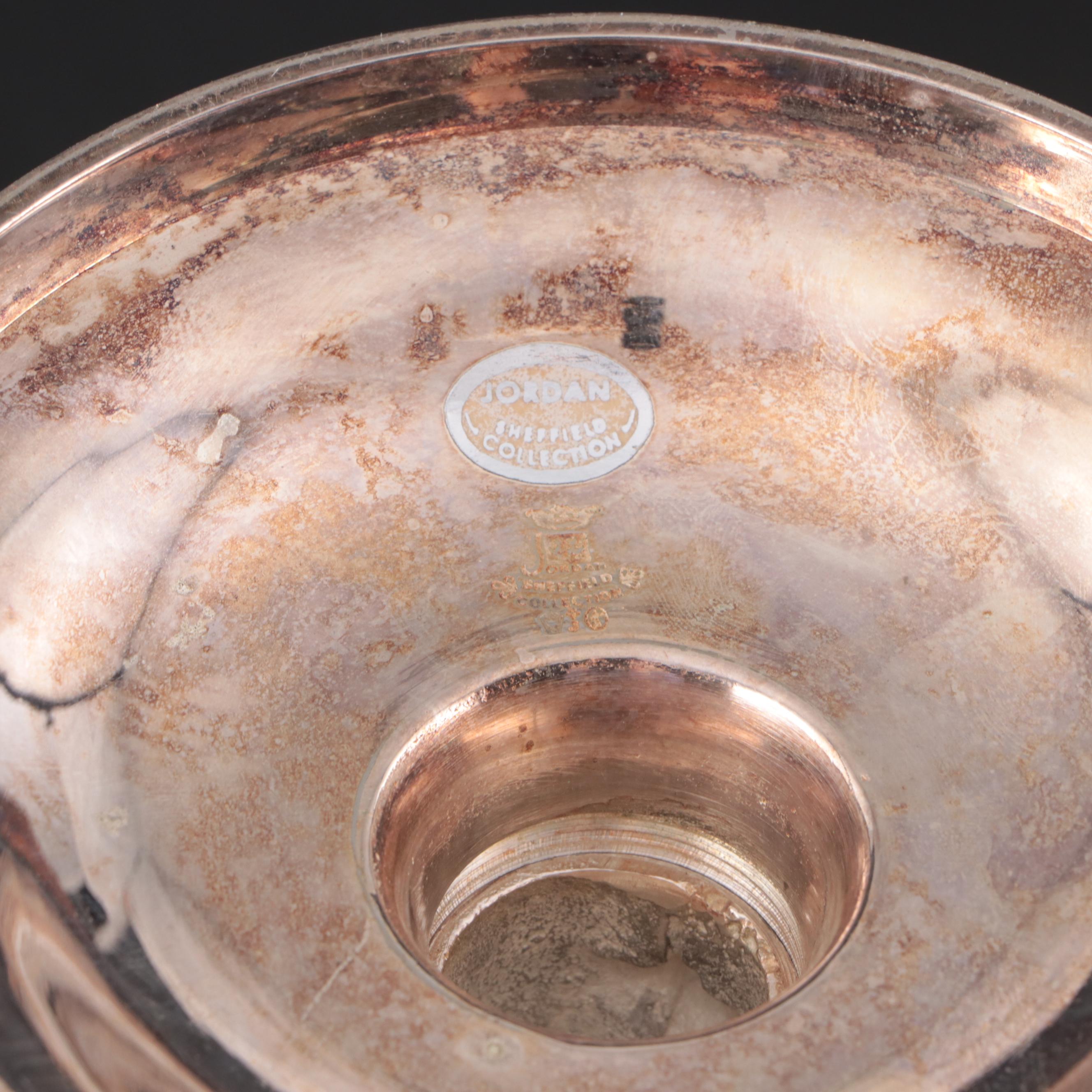 Jordan Silver Plate Three-Tier Tray and Two-Tier Tray with More