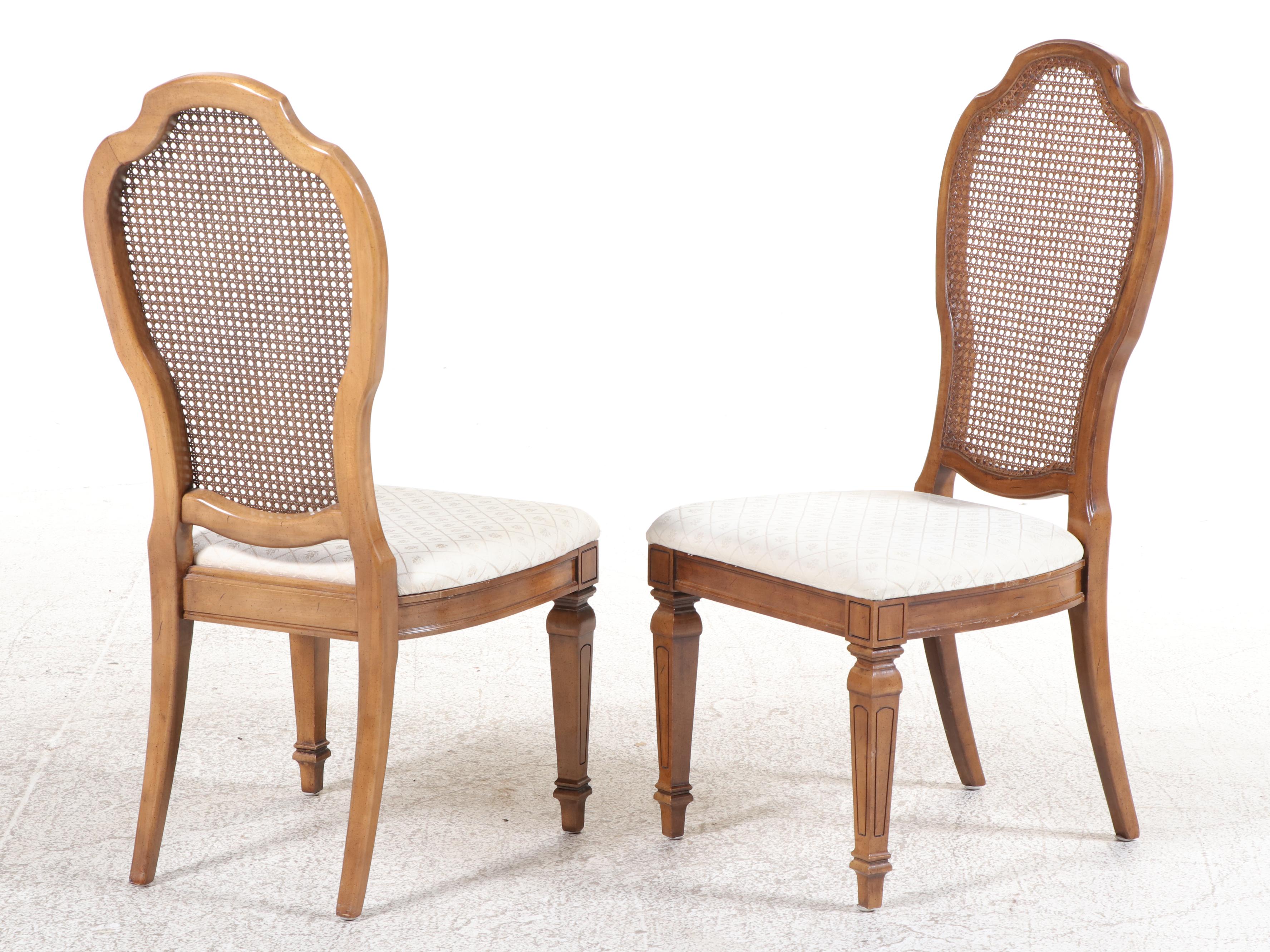 Seven Piece Thomasville Furniture French Provincial Style Dining Set