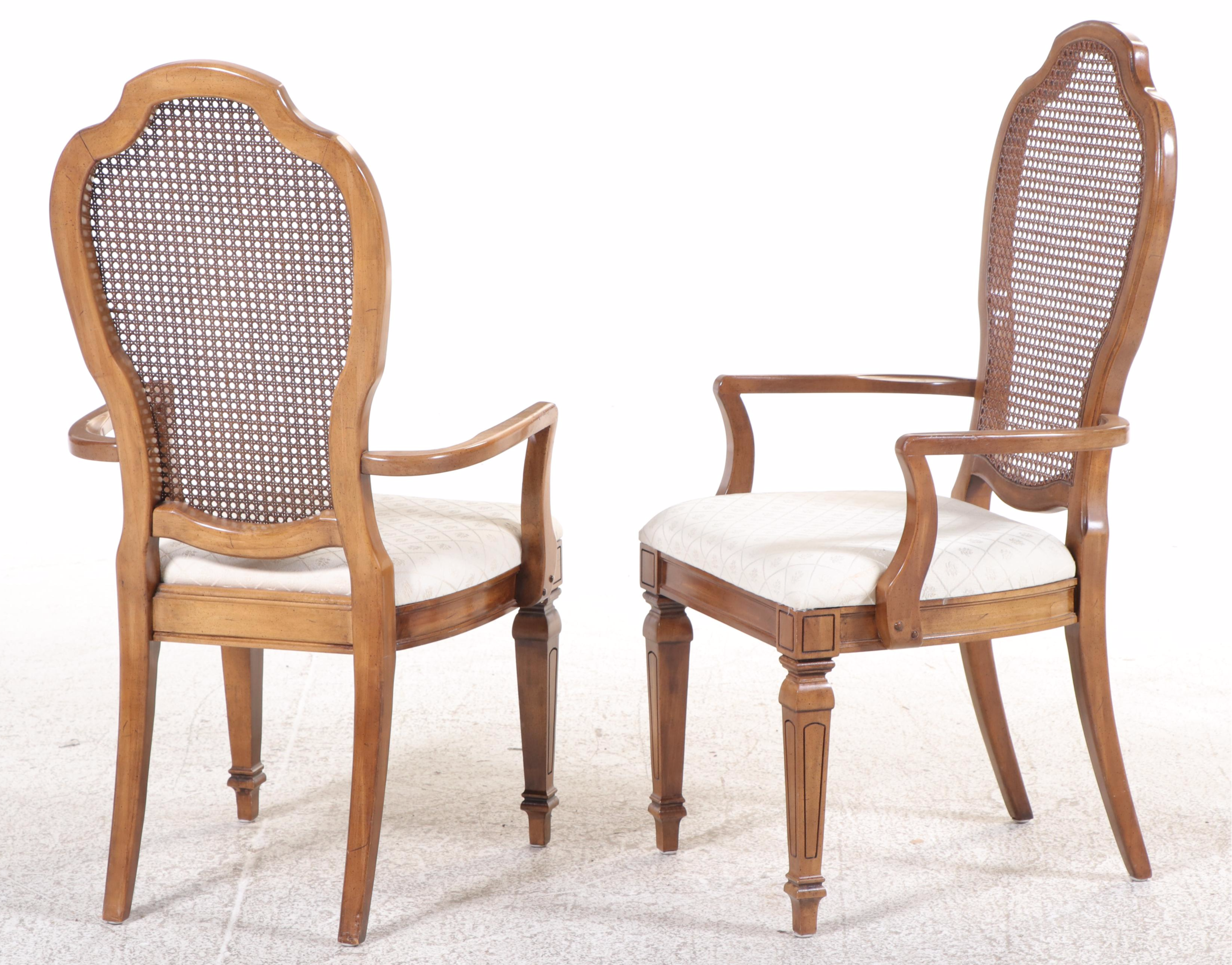 Seven Piece Thomasville Furniture French Provincial Style Dining Set