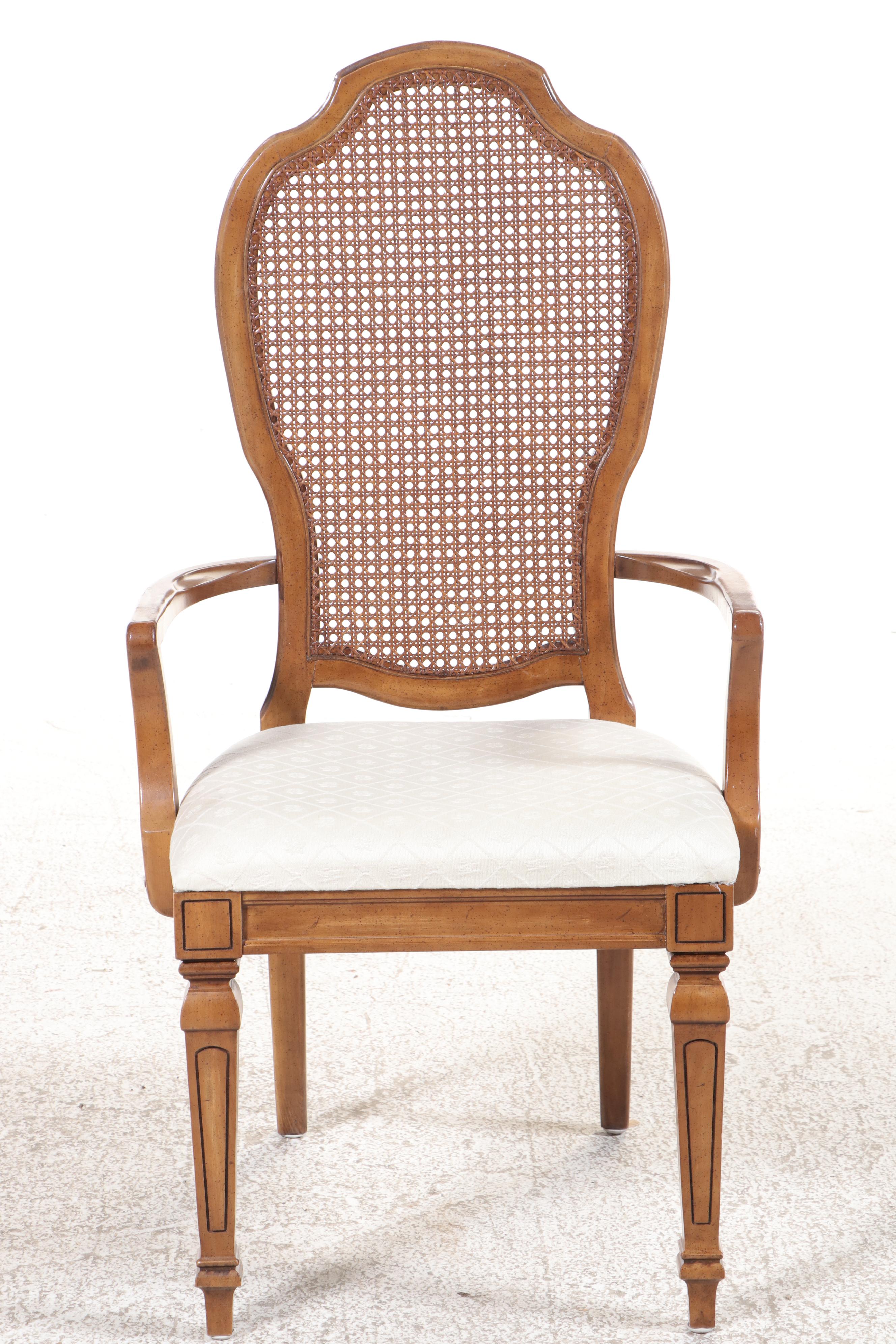 Seven Piece Thomasville Furniture French Provincial Style Dining Set