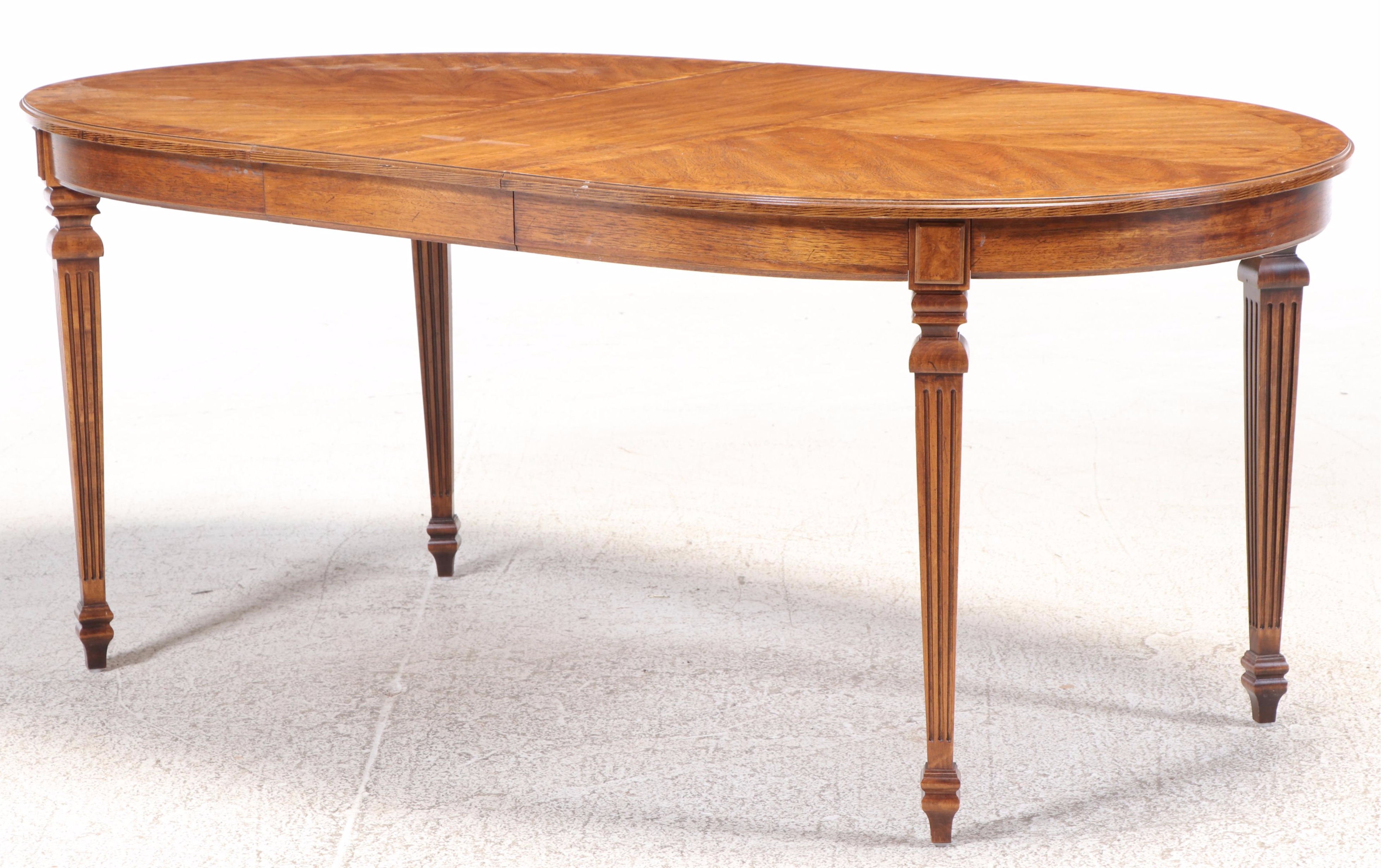 Seven Piece Thomasville Furniture French Provincial Style Dining Set