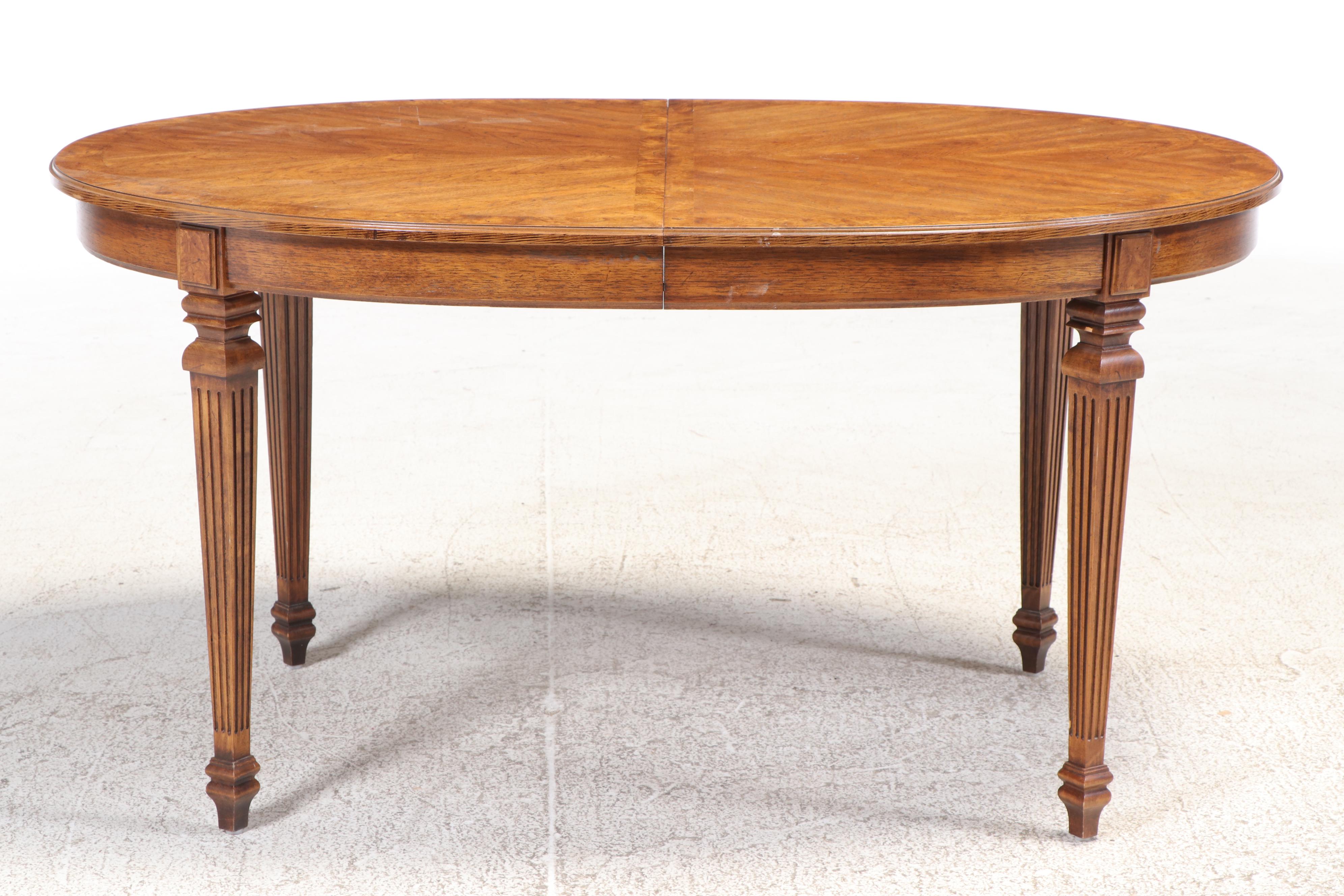 Seven Piece Thomasville Furniture French Provincial Style Dining Set