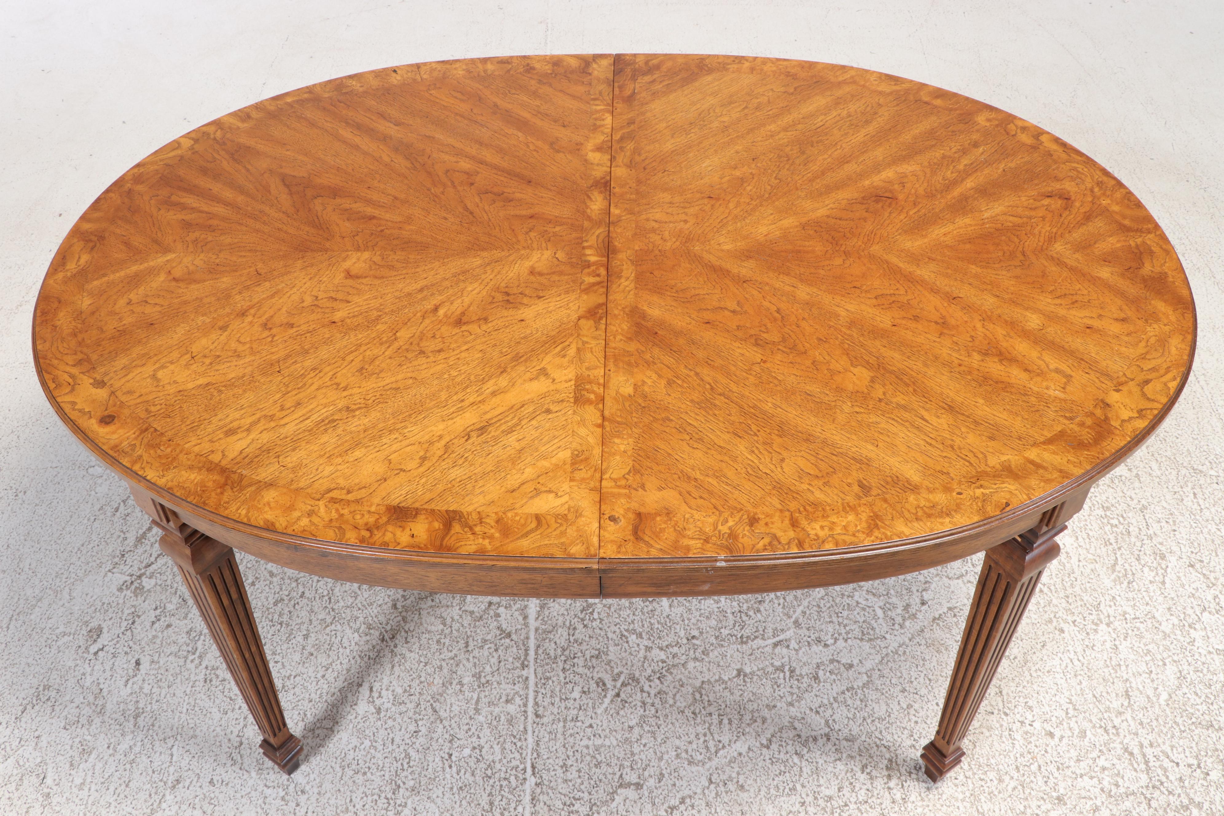 Seven Piece Thomasville Furniture French Provincial Style Dining Set