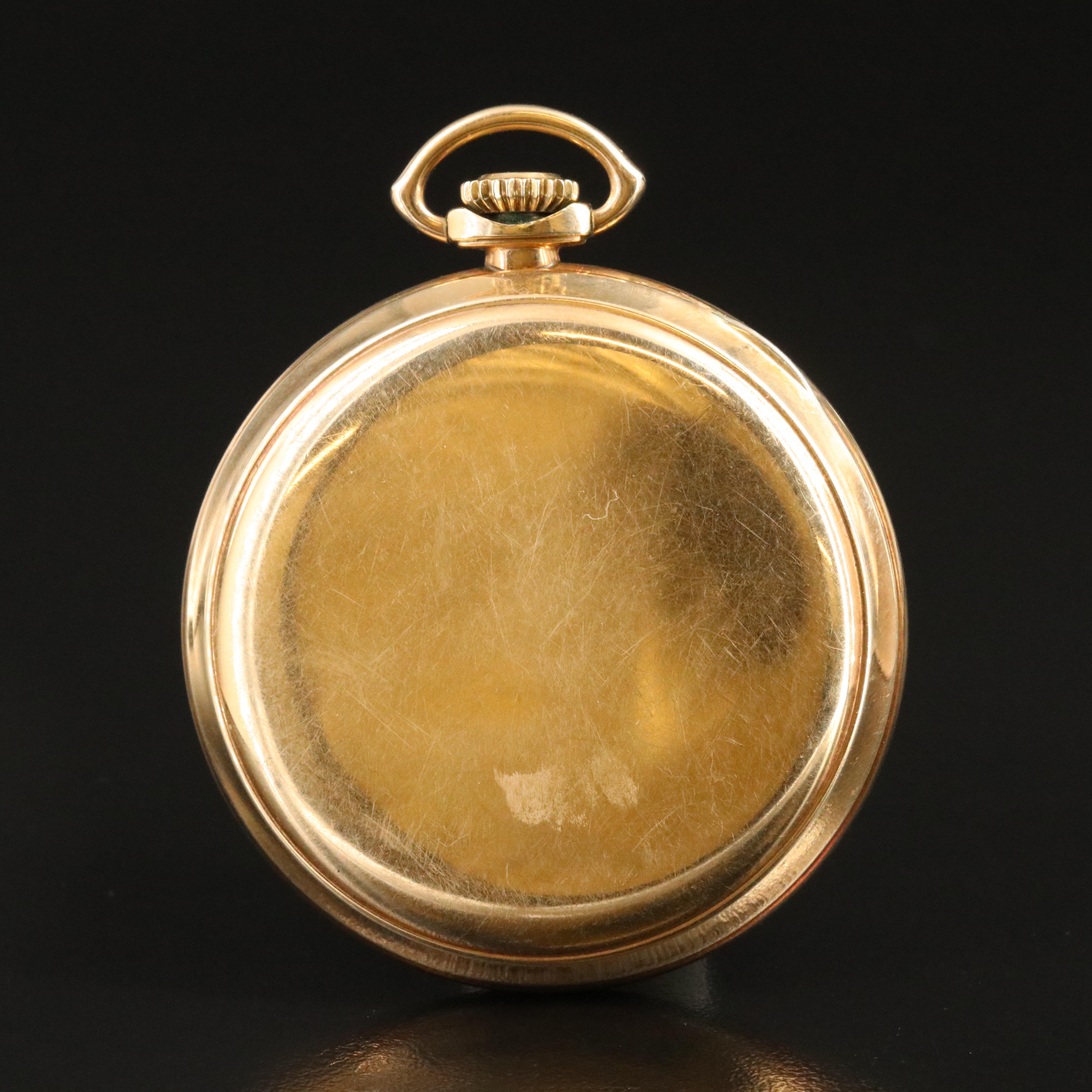 Antique Hamilton 920 Gold-Filled Pocket Watch