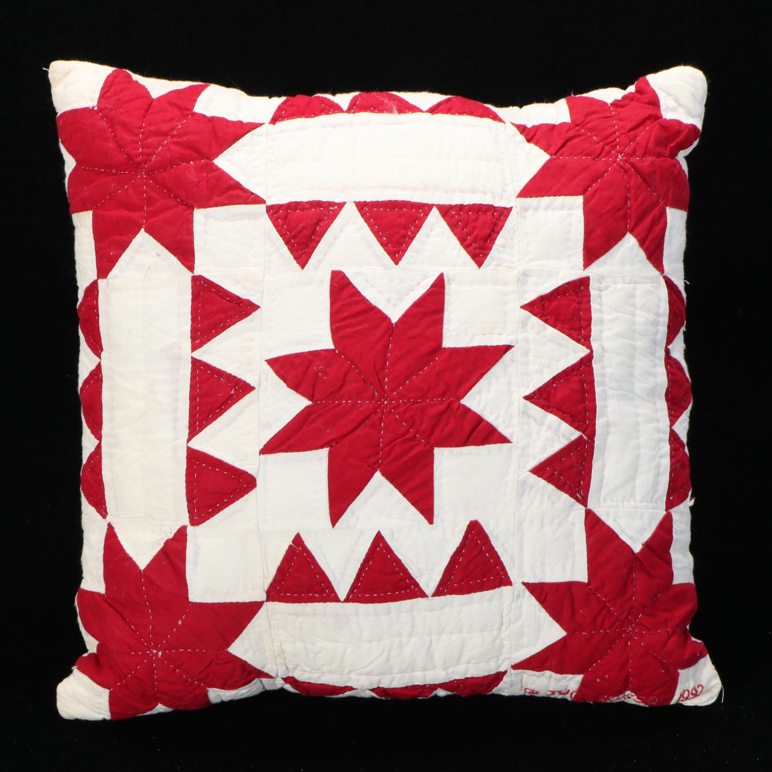 Judi Boisson "Local Loco" Crib Quilt, Pillow with "Pineapple Log Cabin" Pillows