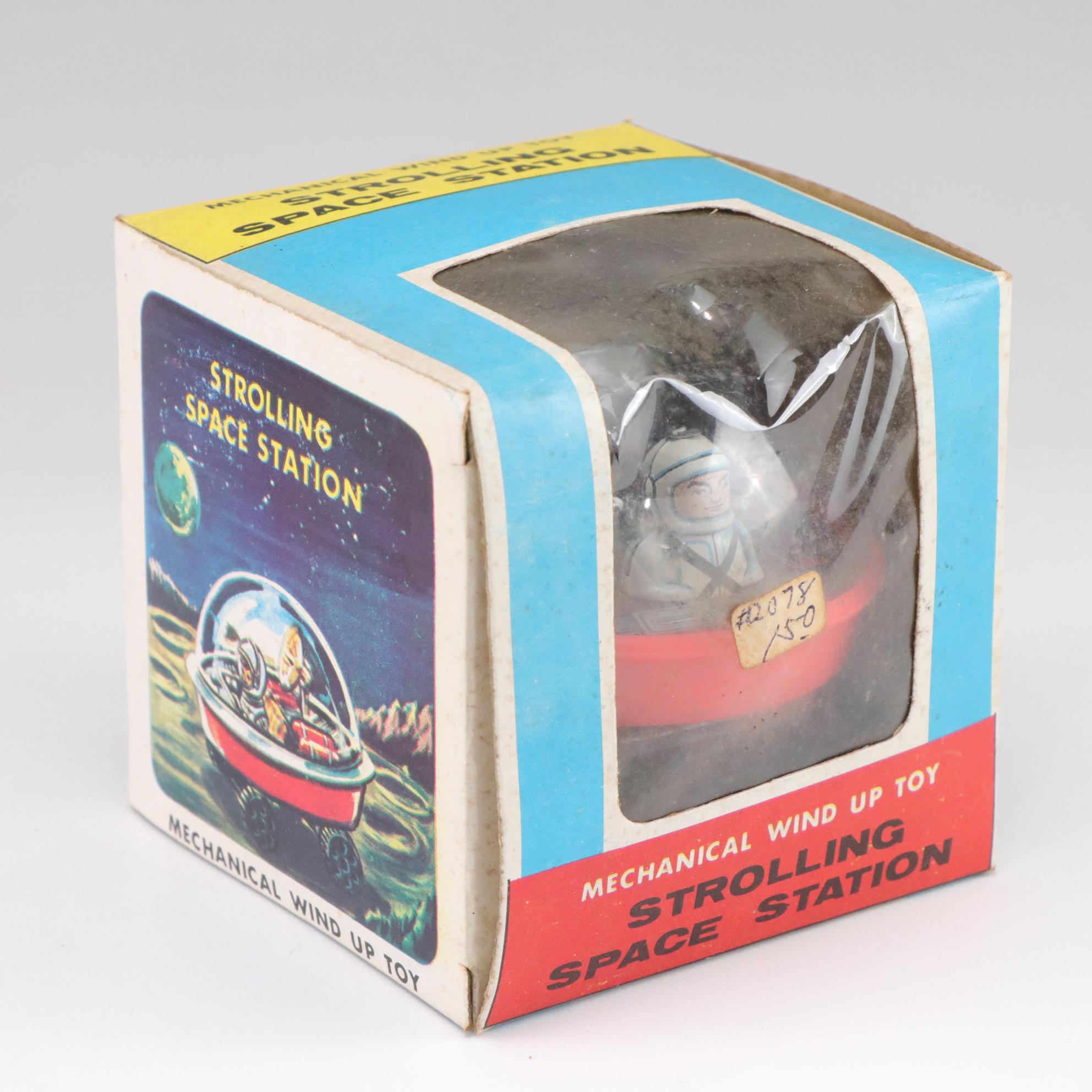 Strolling Space Station Mechanical Wind Up Toy No. 278