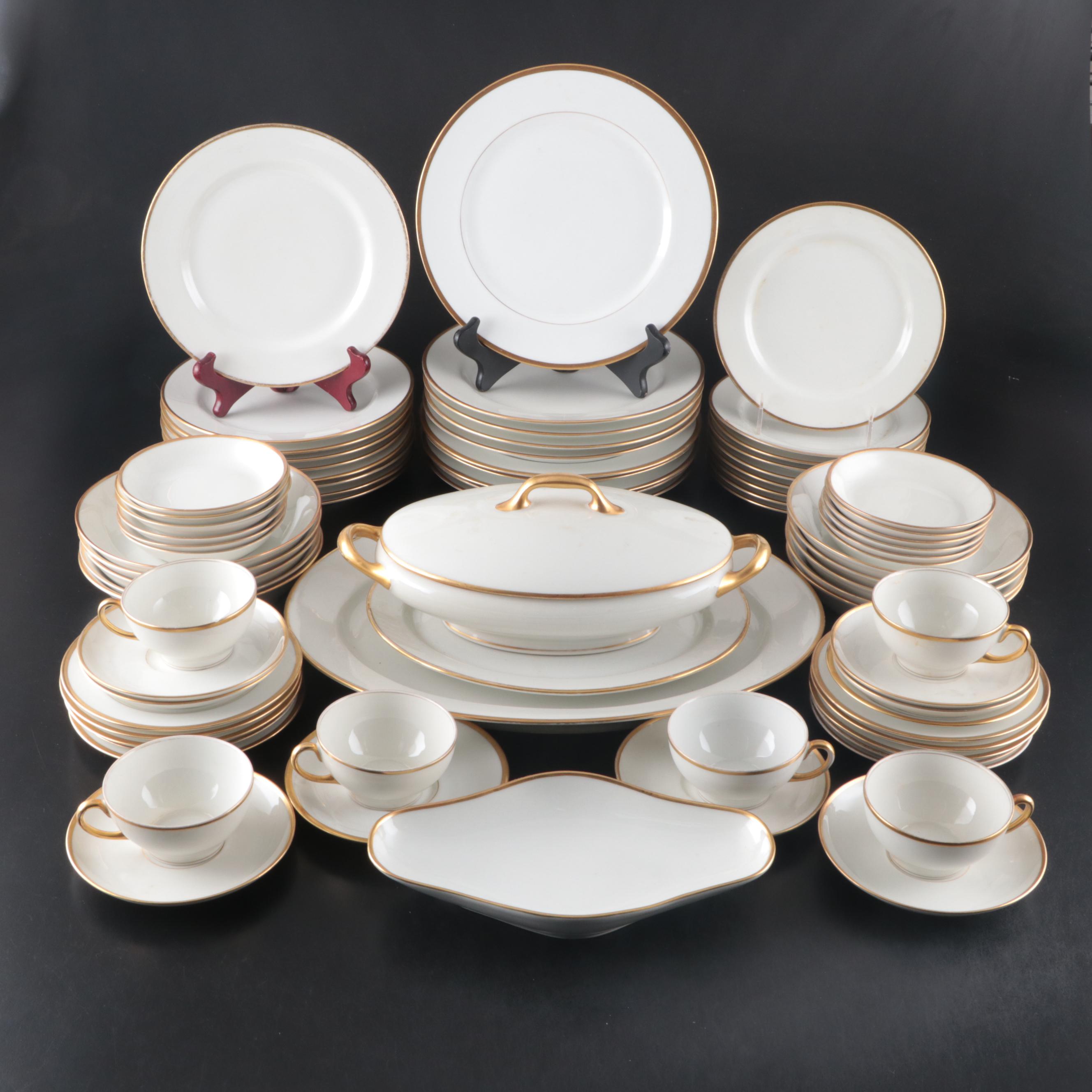 Charles Ahrenfeldt and Other Limoges Porcelain Dinnerware and Serving Pieces