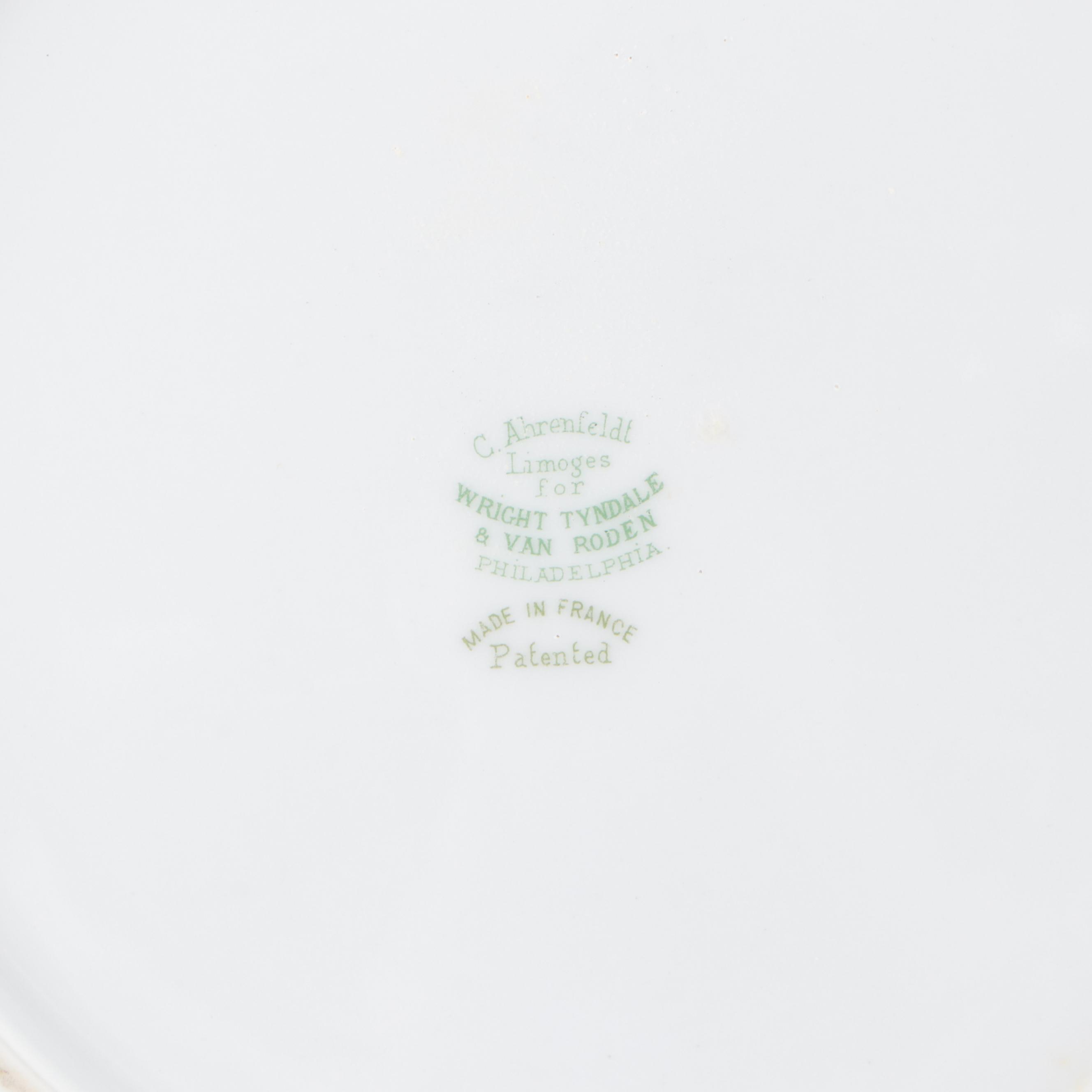 Charles Ahrenfeldt and Other Limoges Porcelain Dinnerware and Serving Pieces