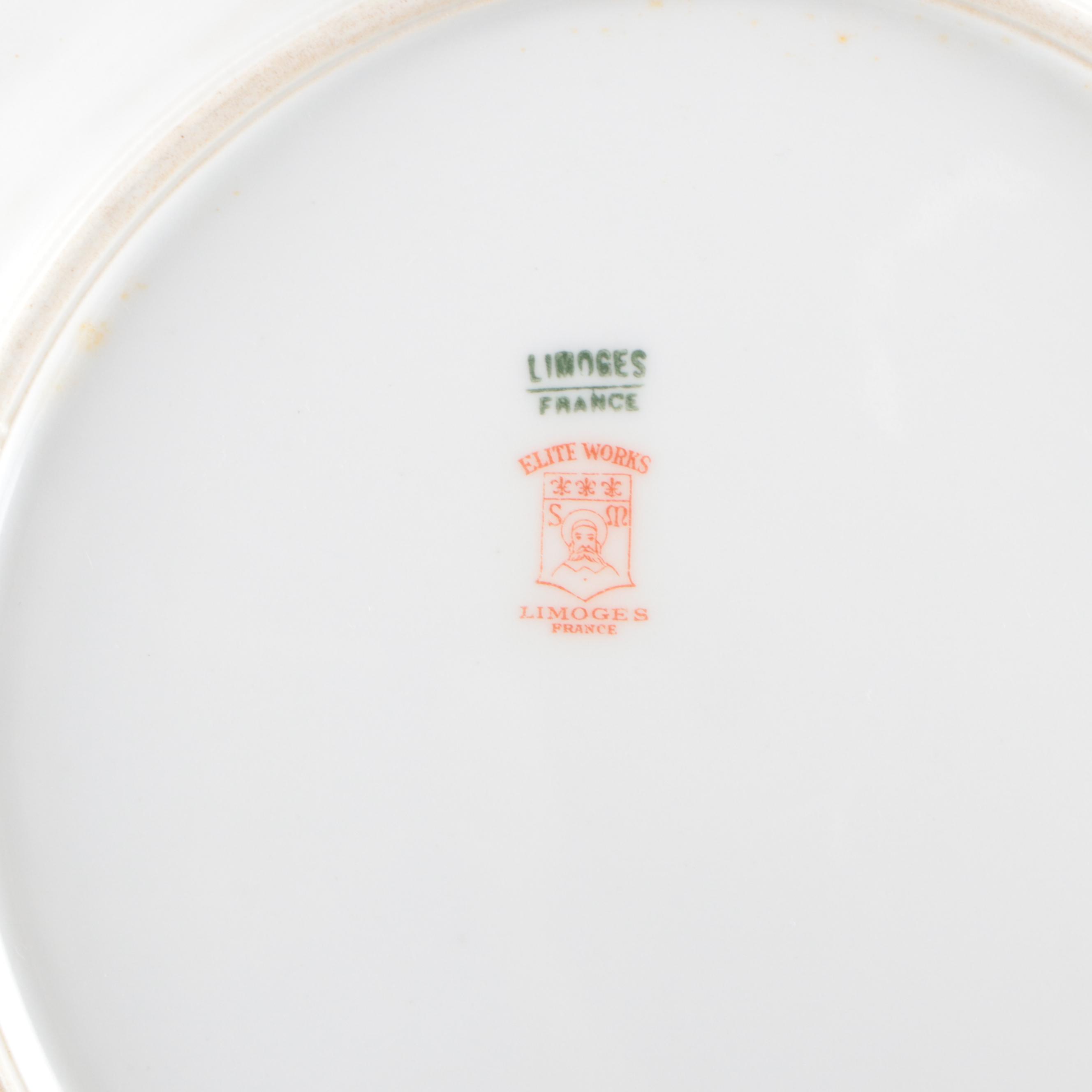 Charles Ahrenfeldt and Other Limoges Porcelain Dinnerware and Serving Pieces