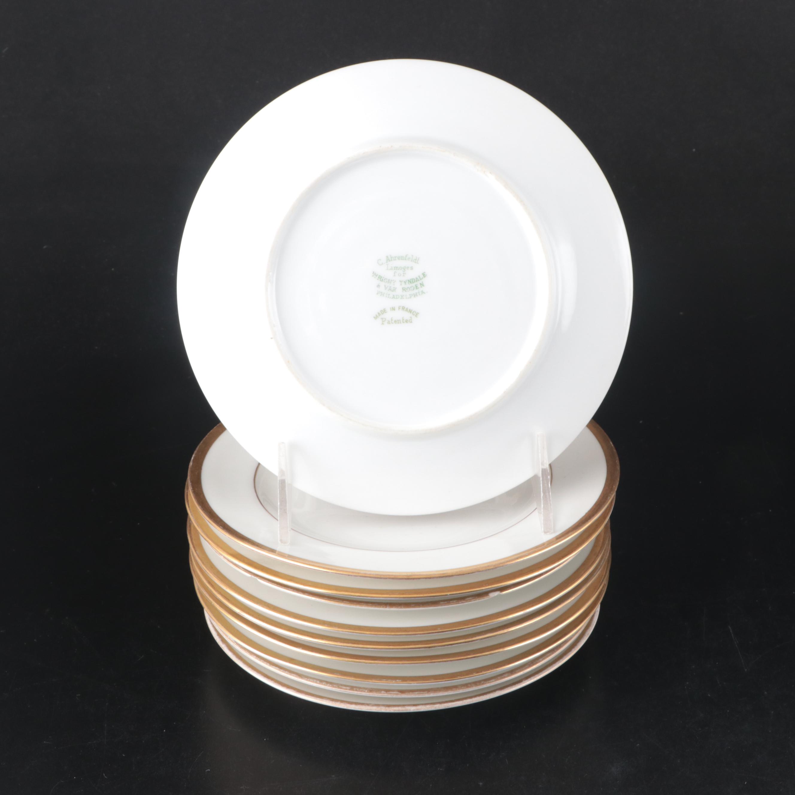 Charles Ahrenfeldt and Other Limoges Porcelain Dinnerware and Serving Pieces