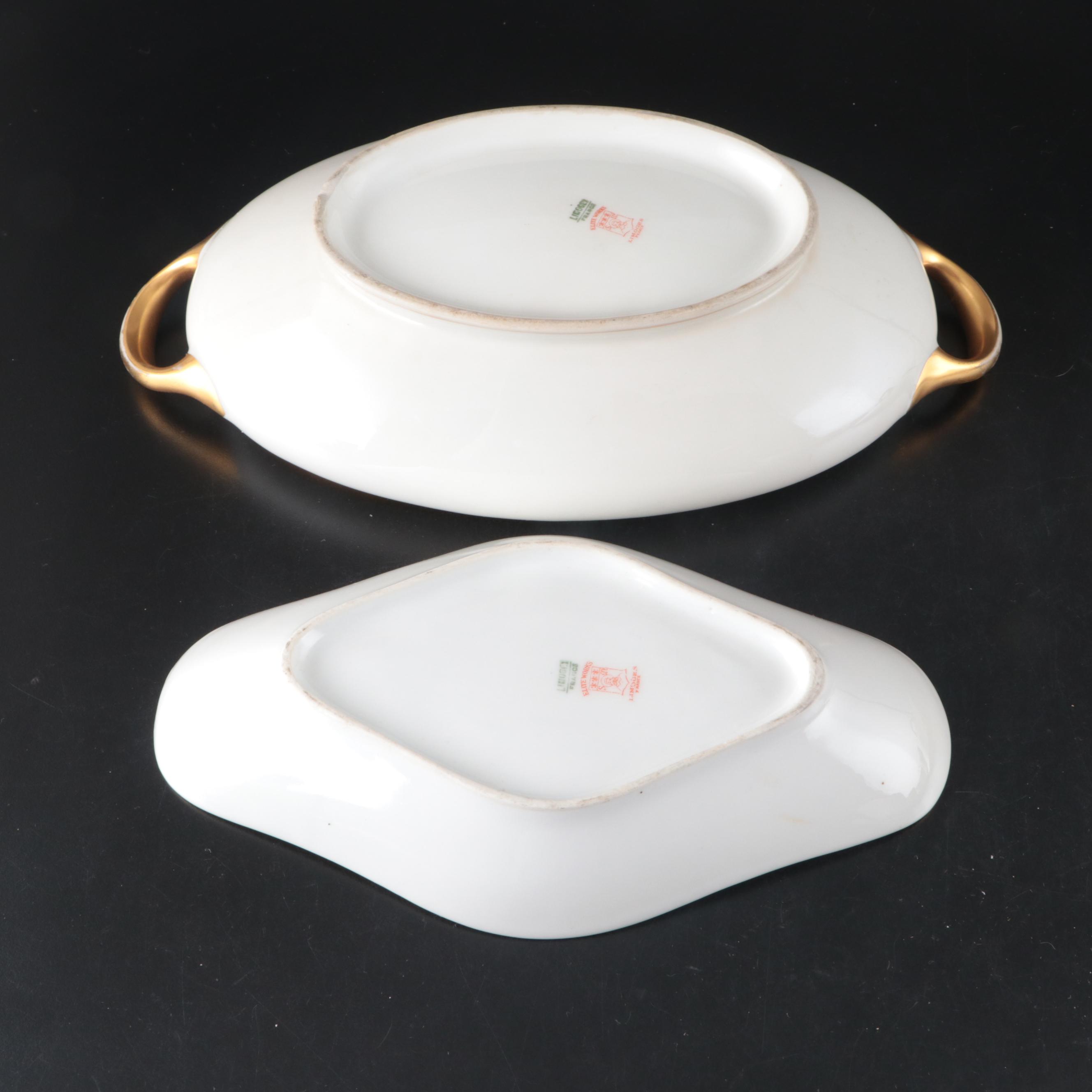 Charles Ahrenfeldt and Other Limoges Porcelain Dinnerware and Serving Pieces