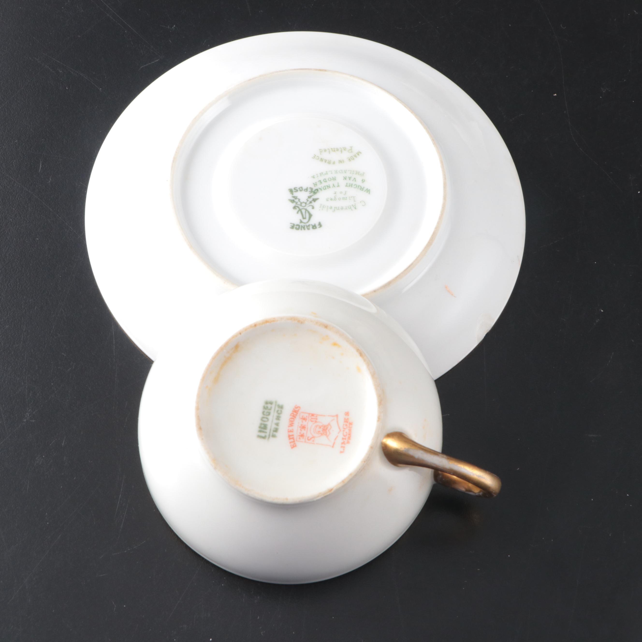 Charles Ahrenfeldt and Other Limoges Porcelain Dinnerware and Serving Pieces