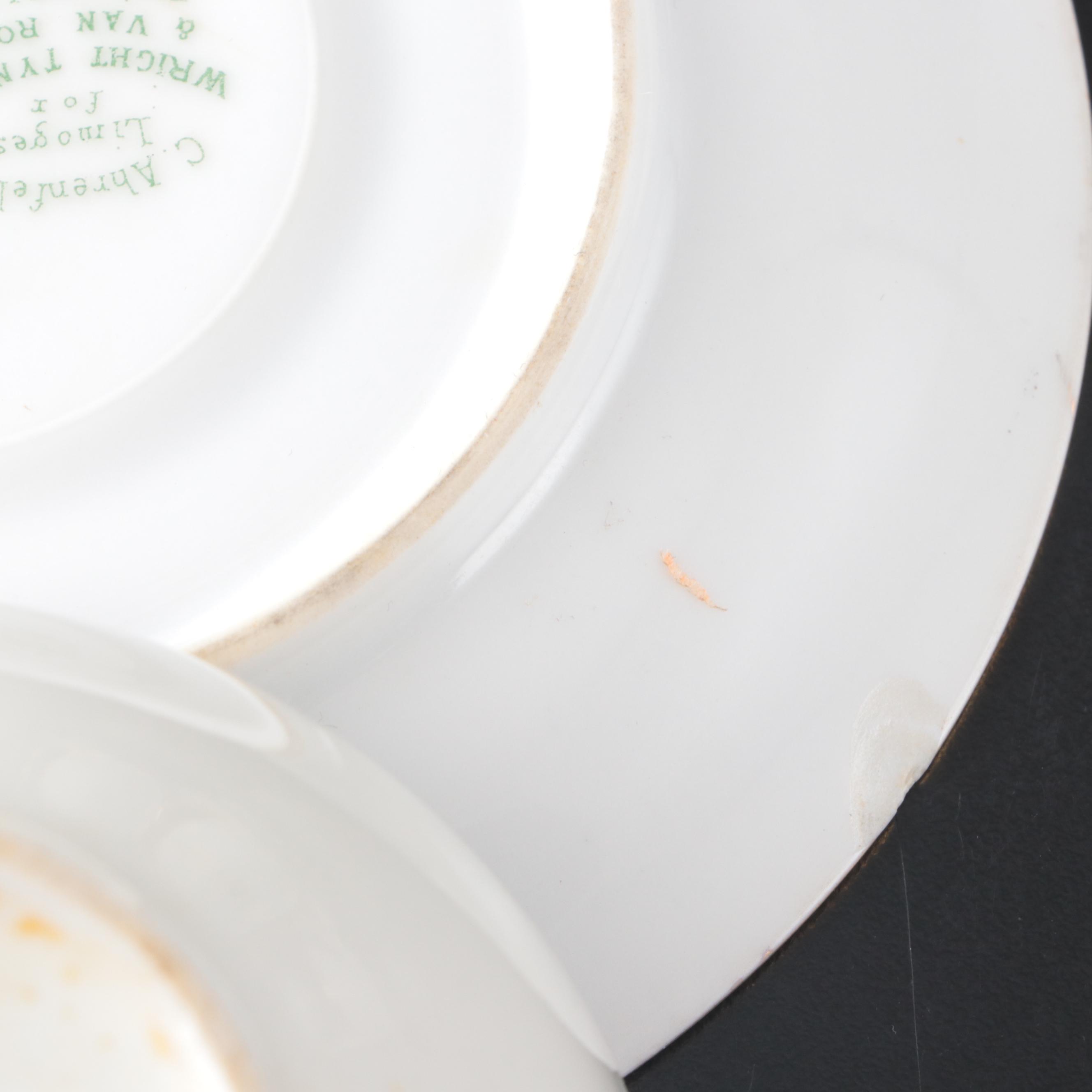 Charles Ahrenfeldt and Other Limoges Porcelain Dinnerware and Serving Pieces