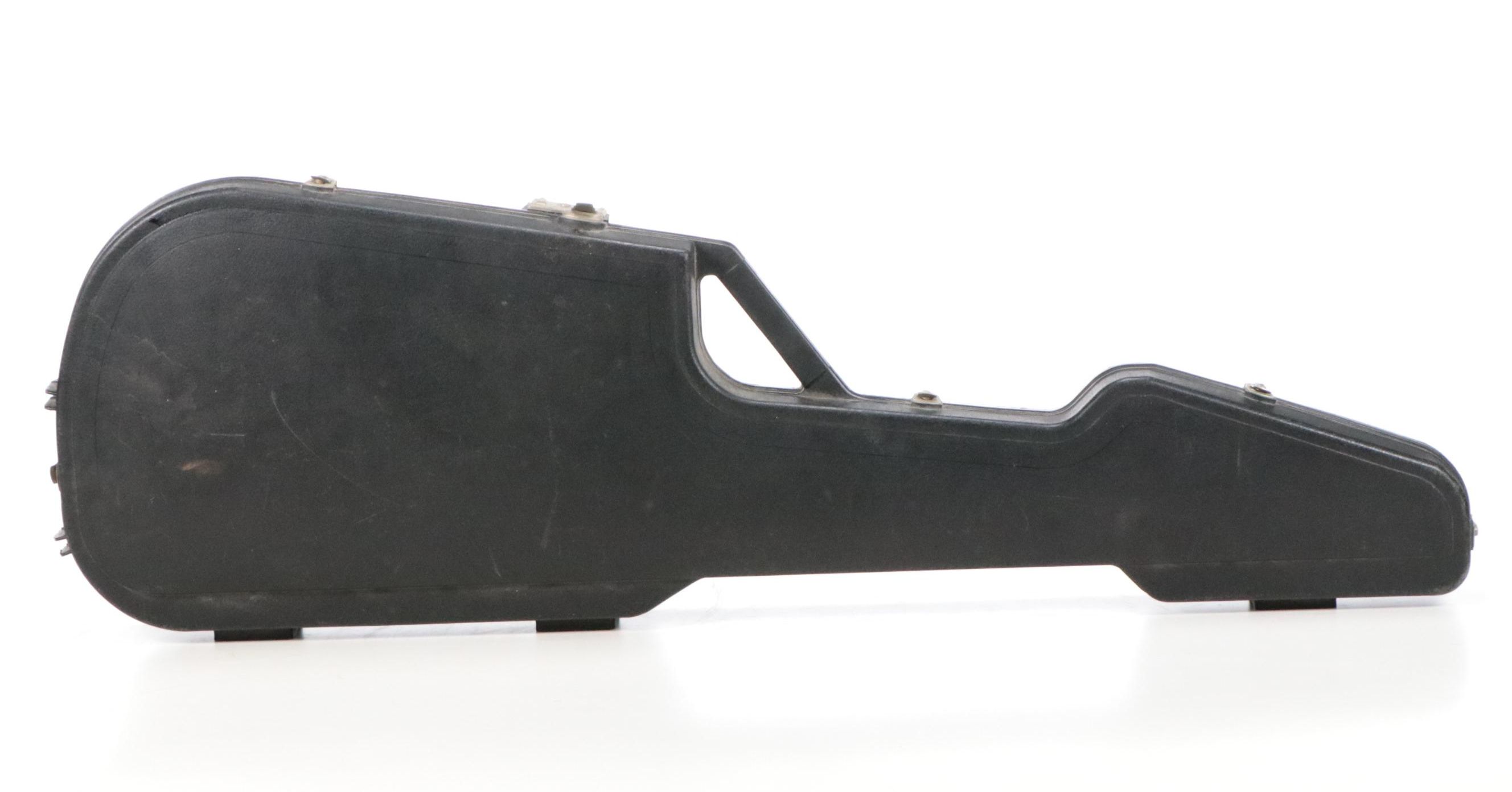 Japanese Lafayette Sunburst Finish Electric Guitar with Hardside Travel Case