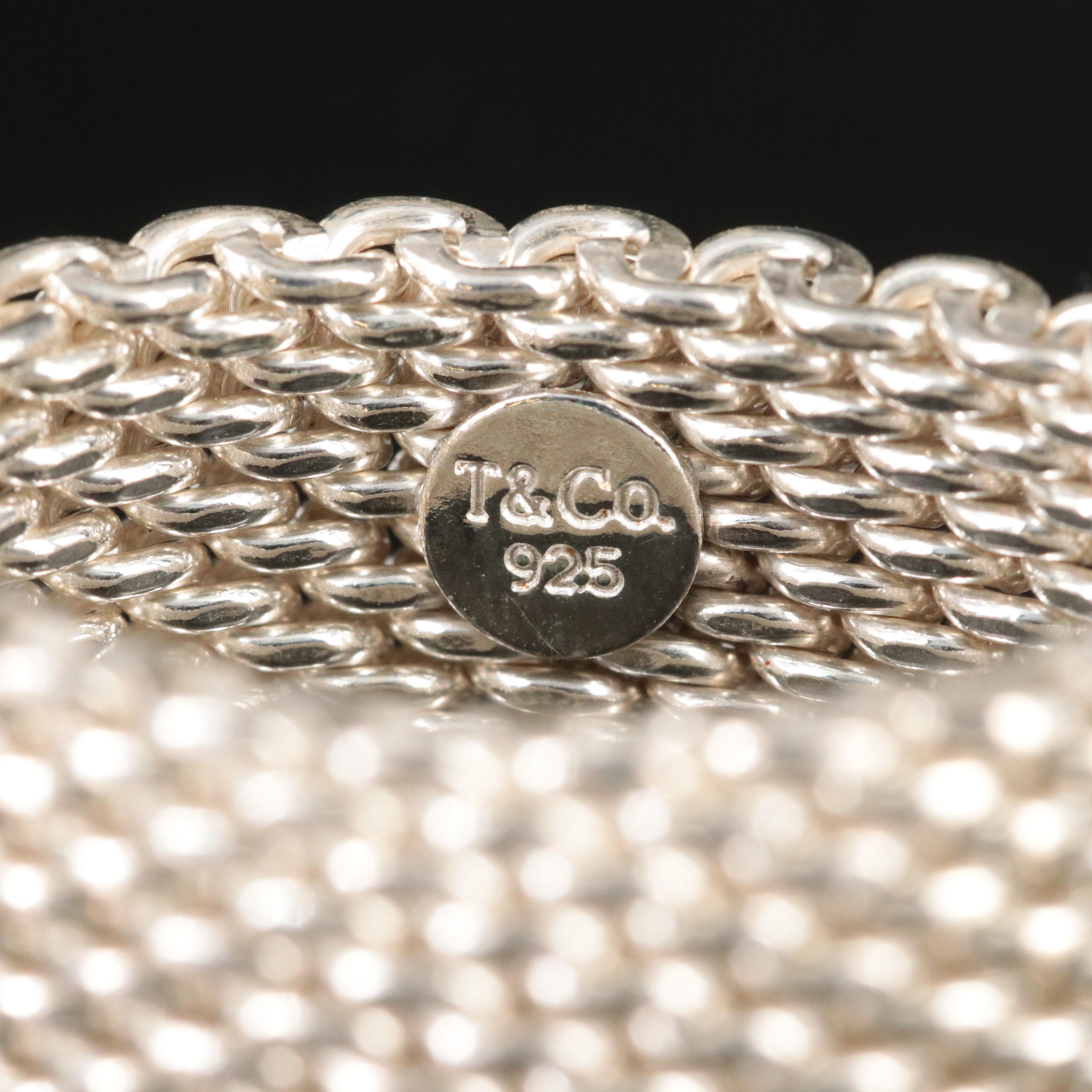 Tiffany & Co. Somerset Sterling Mesh Ring