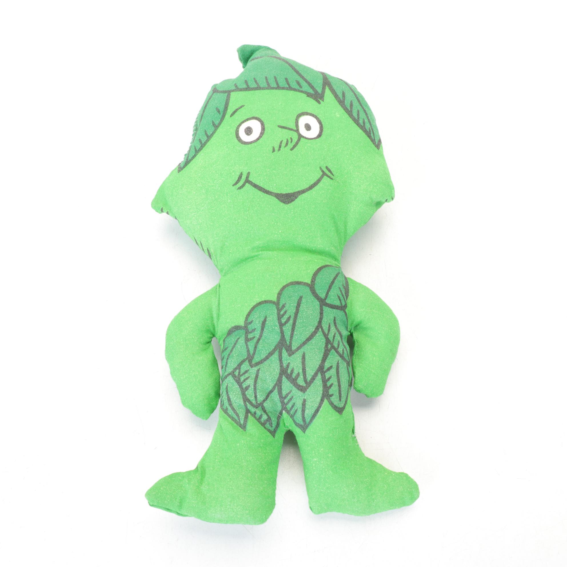 Jolly Green Giant with Sprout Rag Dolls and Vinyl Rubber Sprout Figures, 1970s