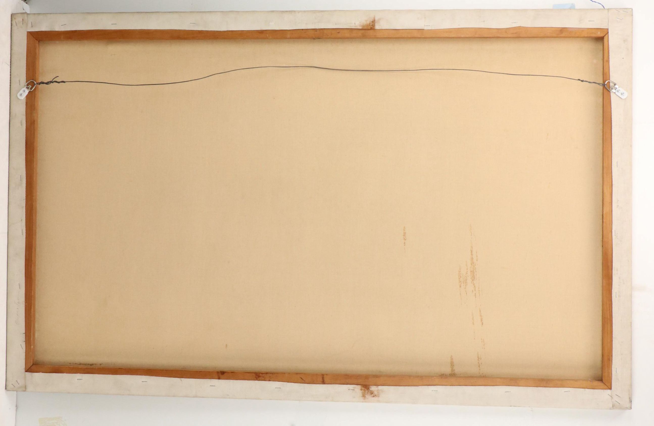 Olivera Sajkovic Surreal Oil Painting of Train in Landscape