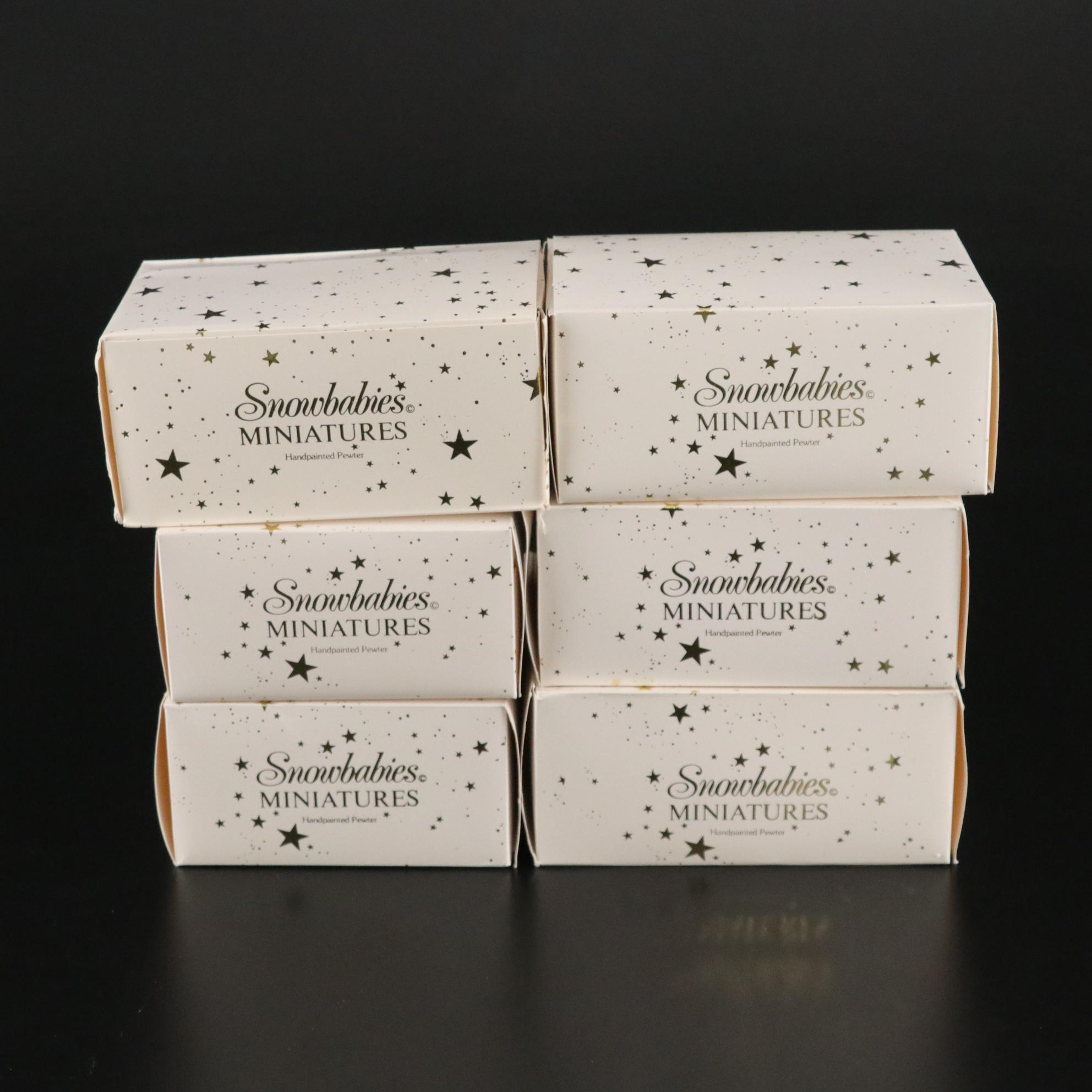 Department 56 "Snowbabies" Miniatures Hand-Painted Pewter Collection