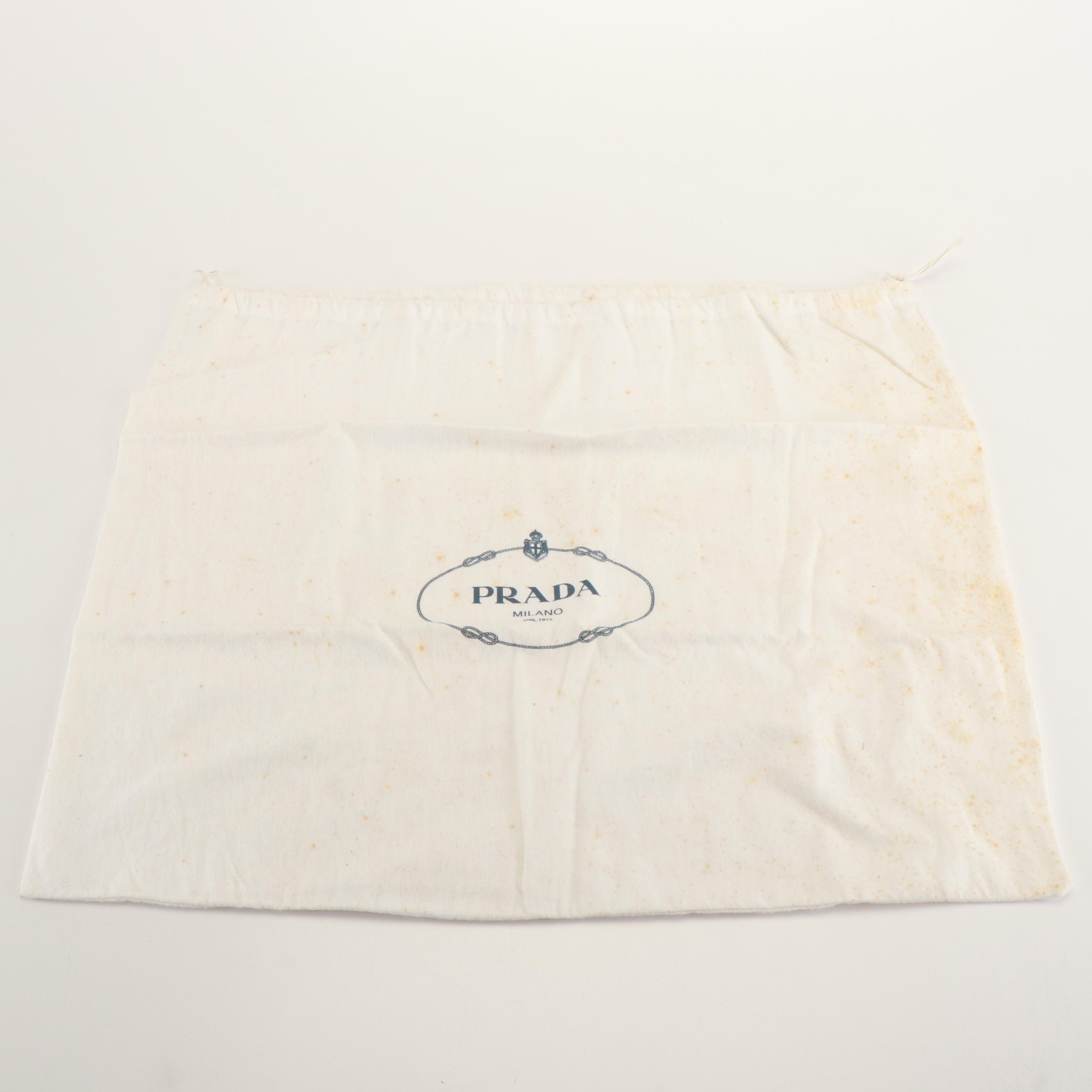 Prada Vitello Daino Leather Tote Shoulder Bag