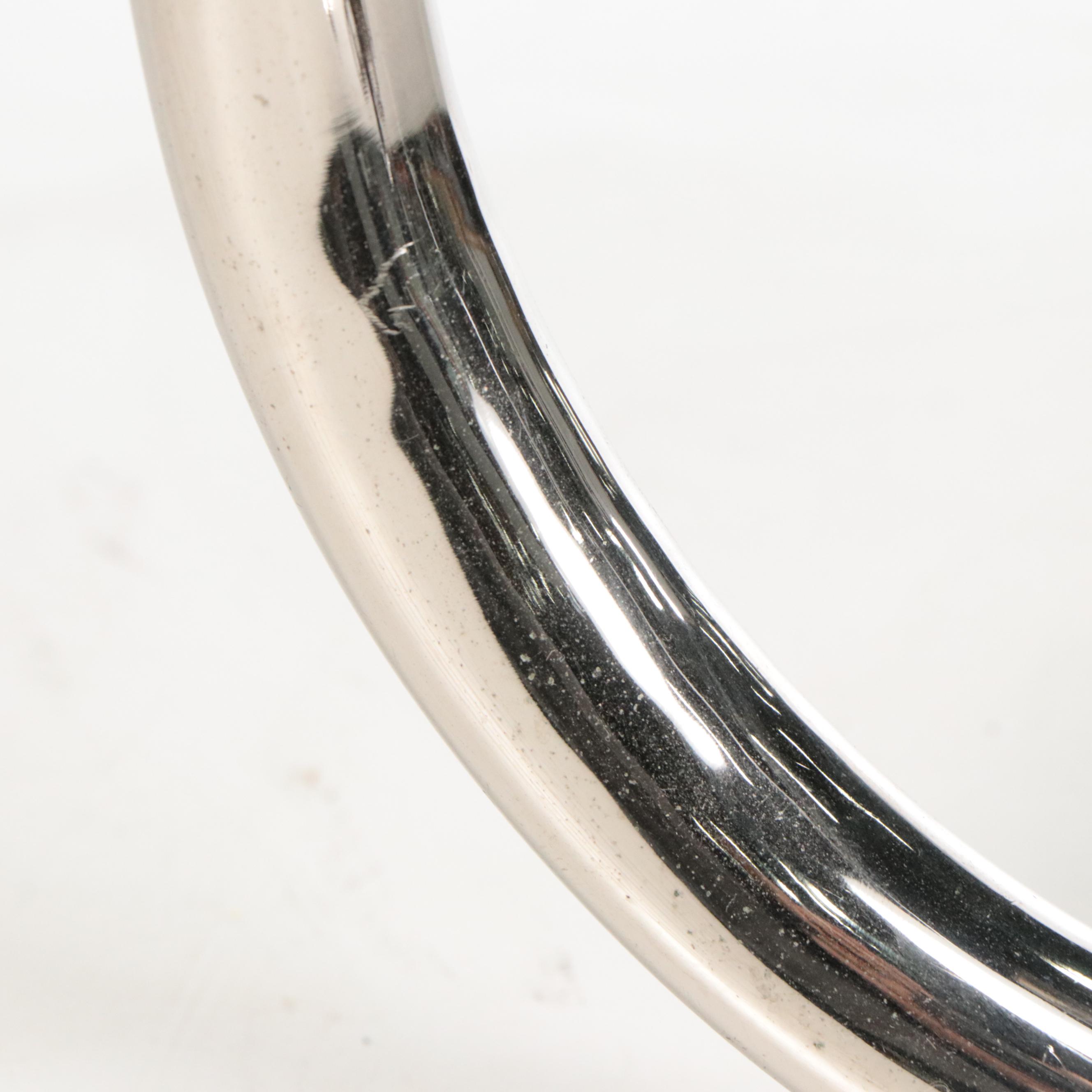 Ballard Designs Polished Nickel Deco Style Floor Lamp, Late 20th C