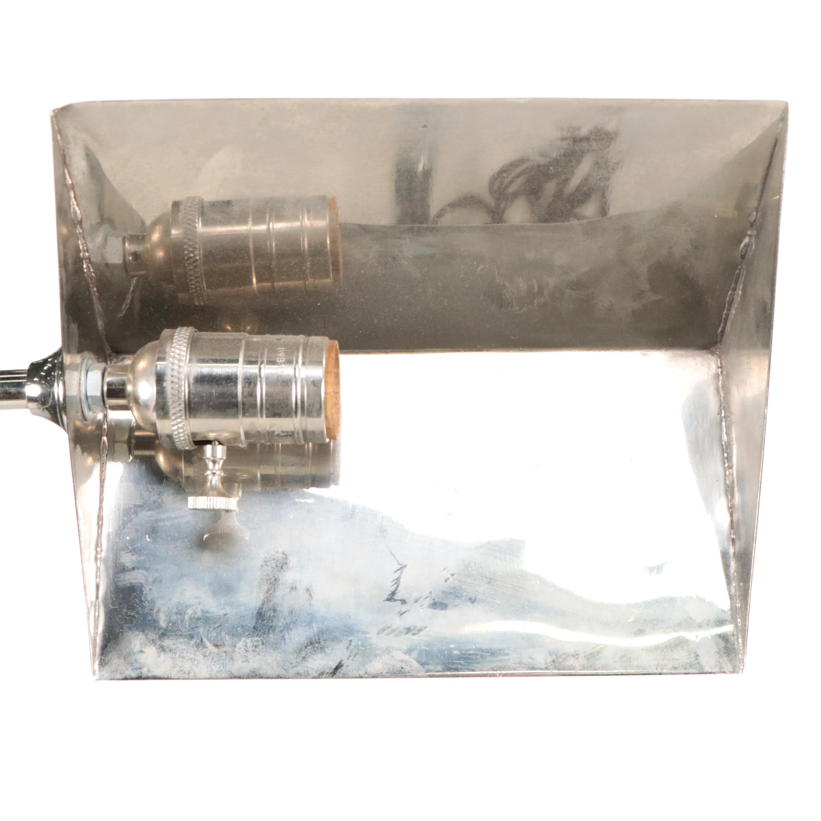 Ballard Designs Polished Nickel Deco Style Floor Lamp, Late 20th C