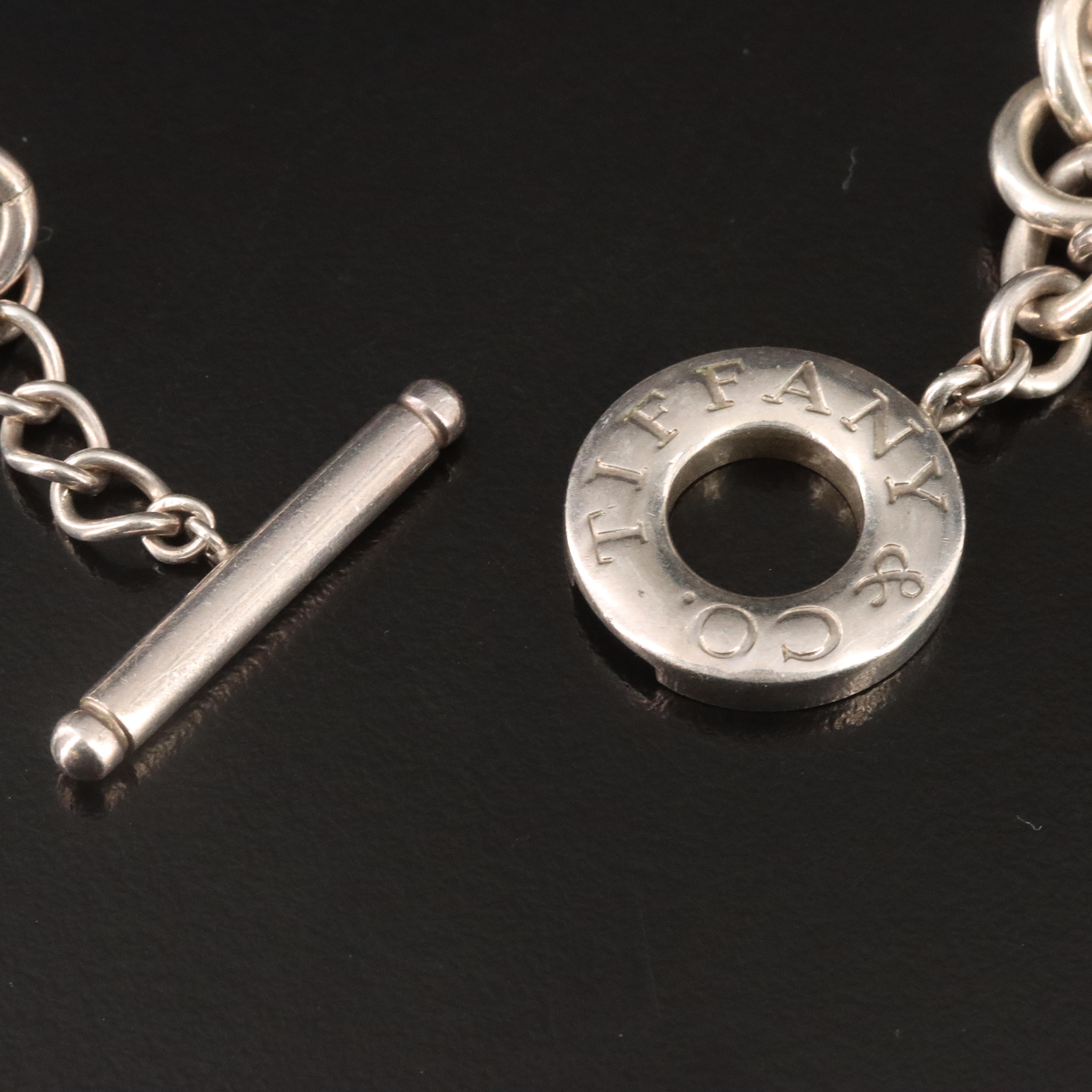 Tiffany & Co. Sterling Heart Toggle Necklace