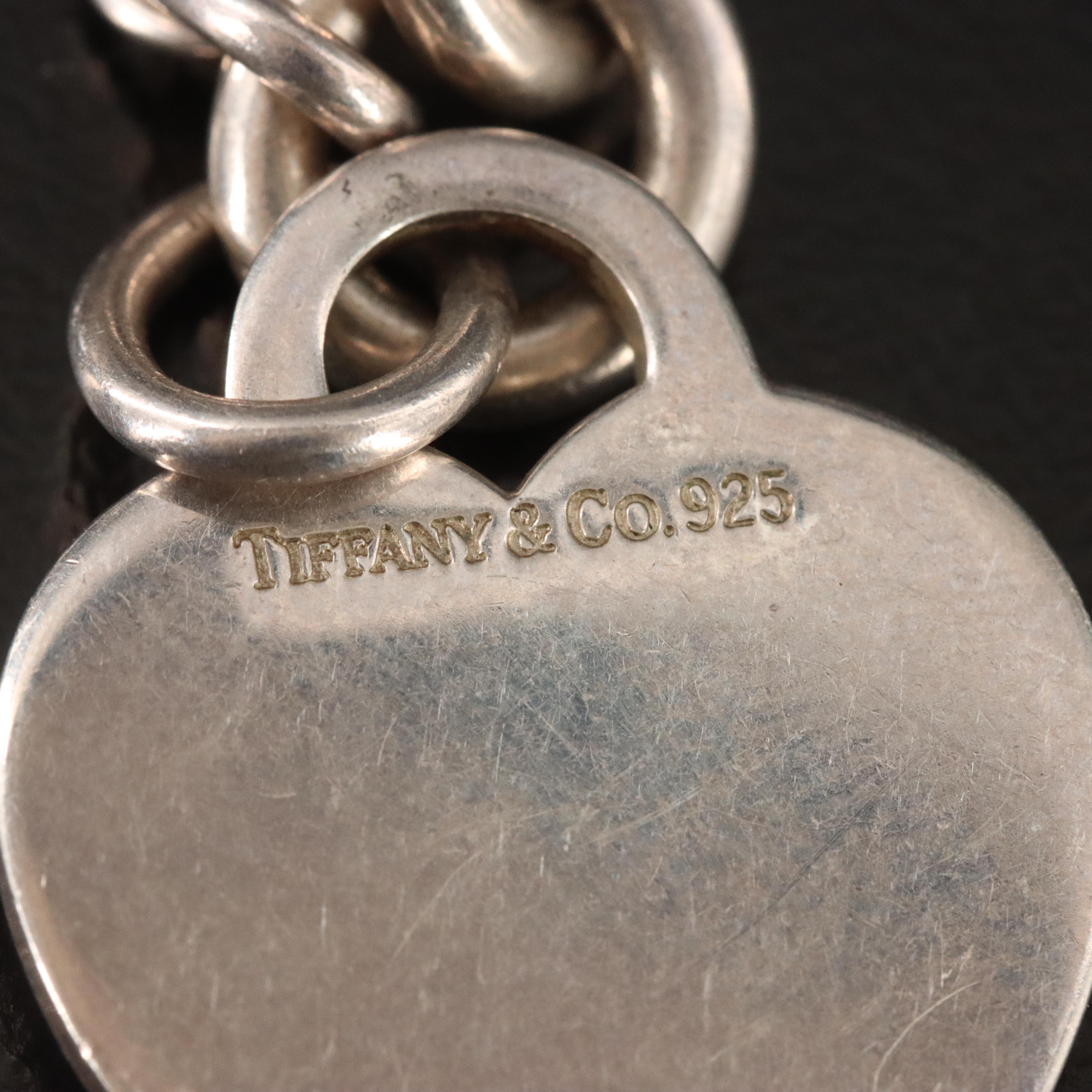 Tiffany & Co. Sterling Heart Toggle Necklace