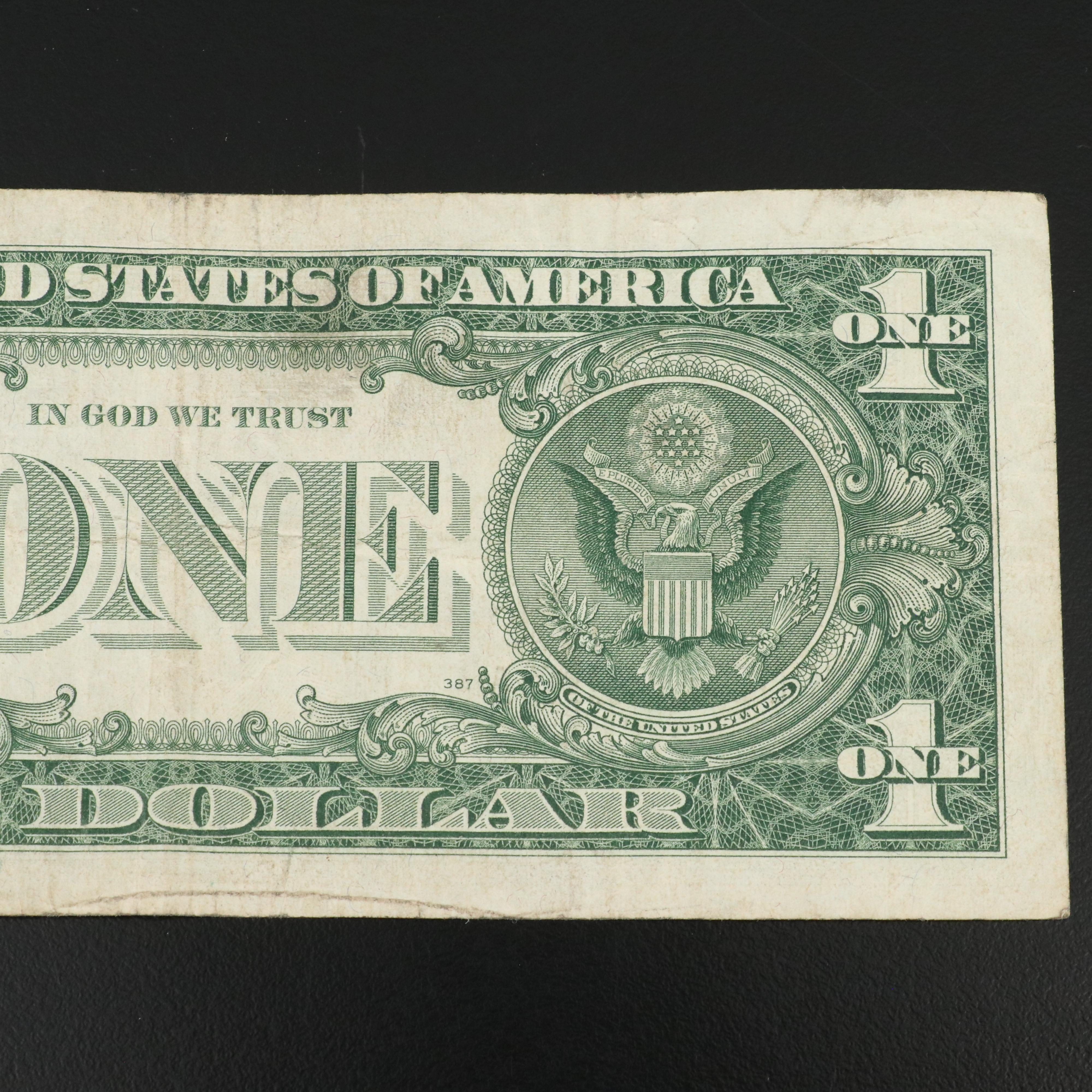 Collection of 63 One Dollar Silver Certificates