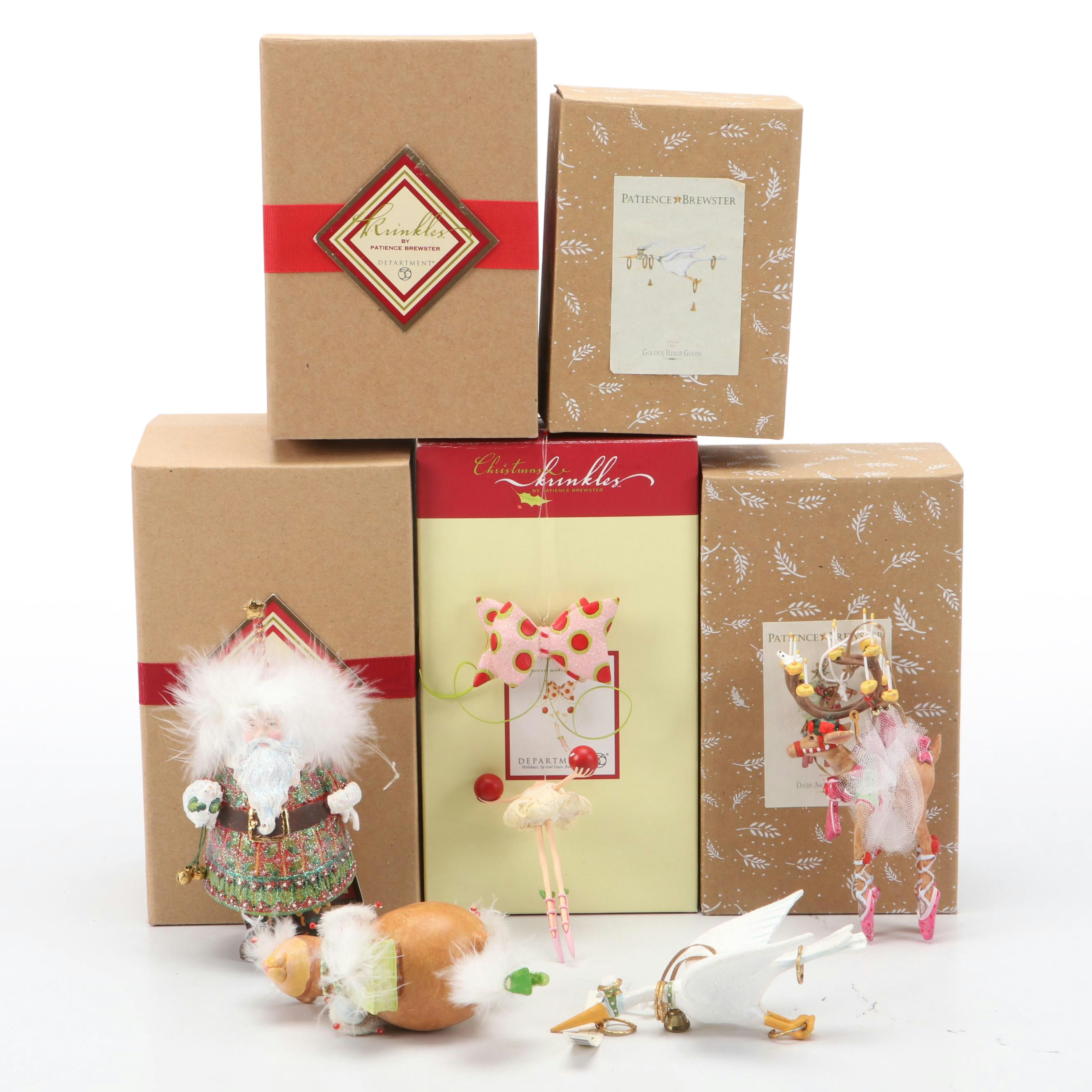 Department 56 Krinkles Christmas Figurines and Ornaments by Patience Brewster